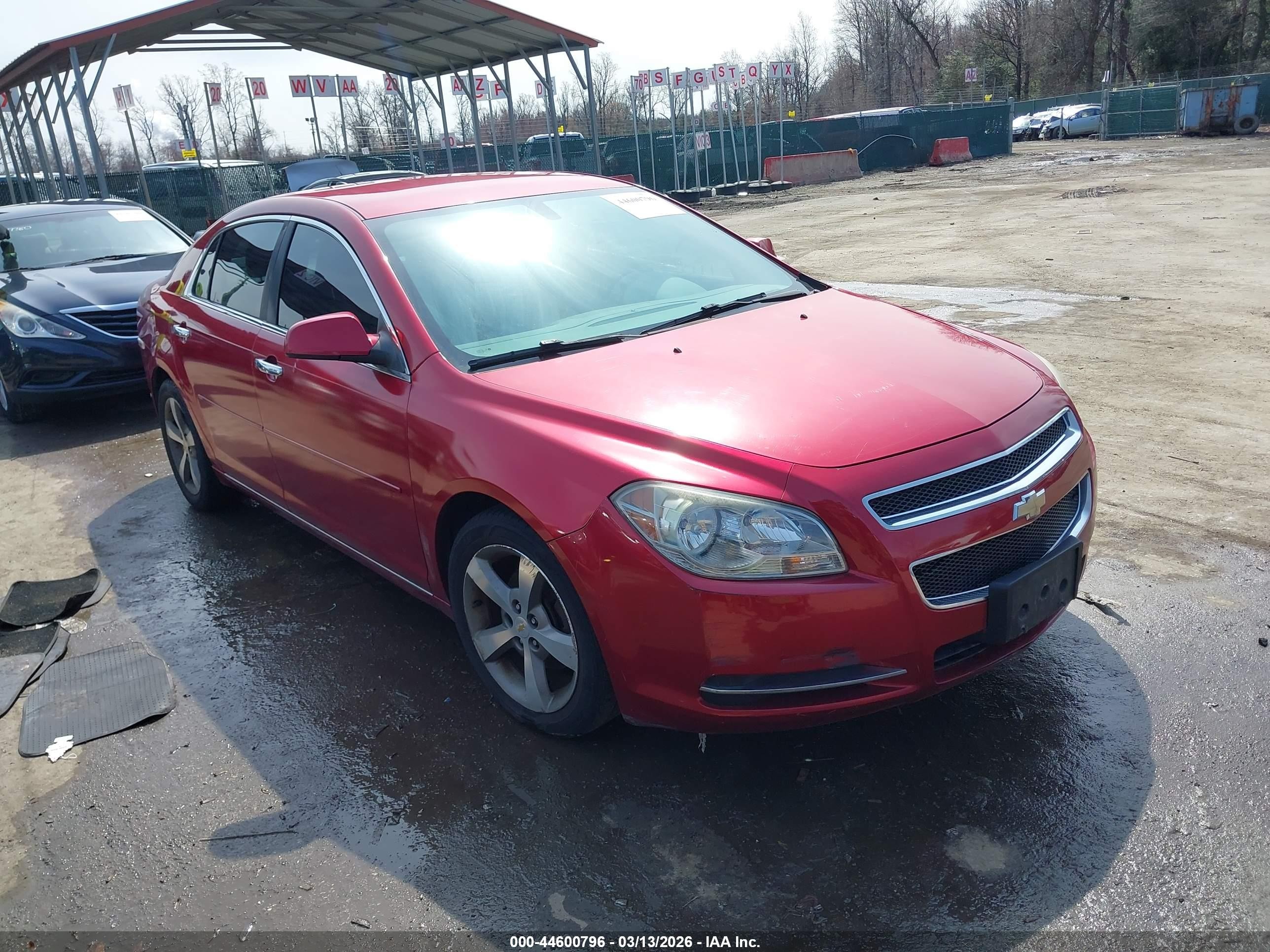 2012 Chevrolet Malibu 1lt Red vin: 1G1ZC5E07CF280479