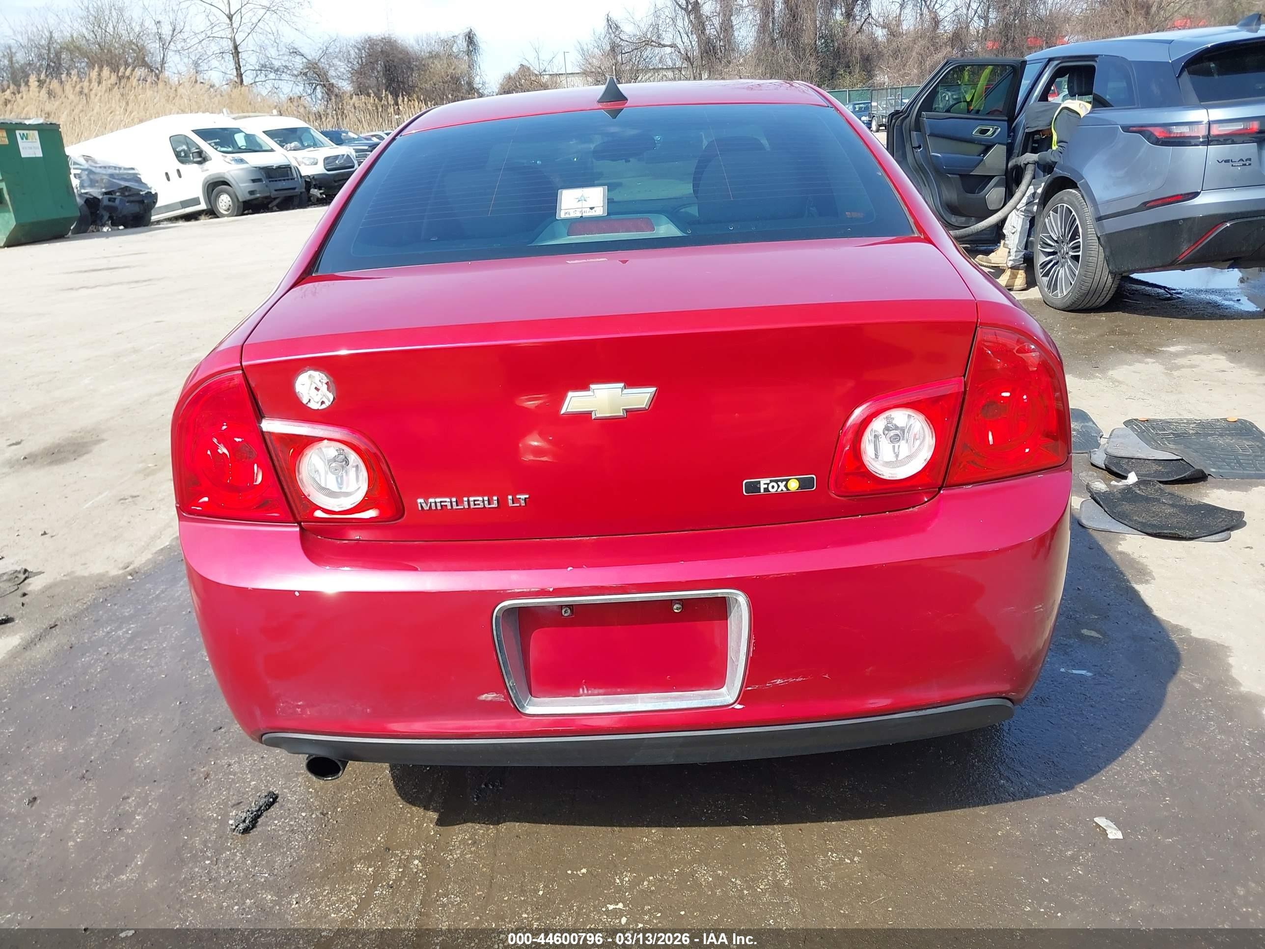 2012 Chevrolet Malibu 1lt Red vin: 1G1ZC5E07CF280479
