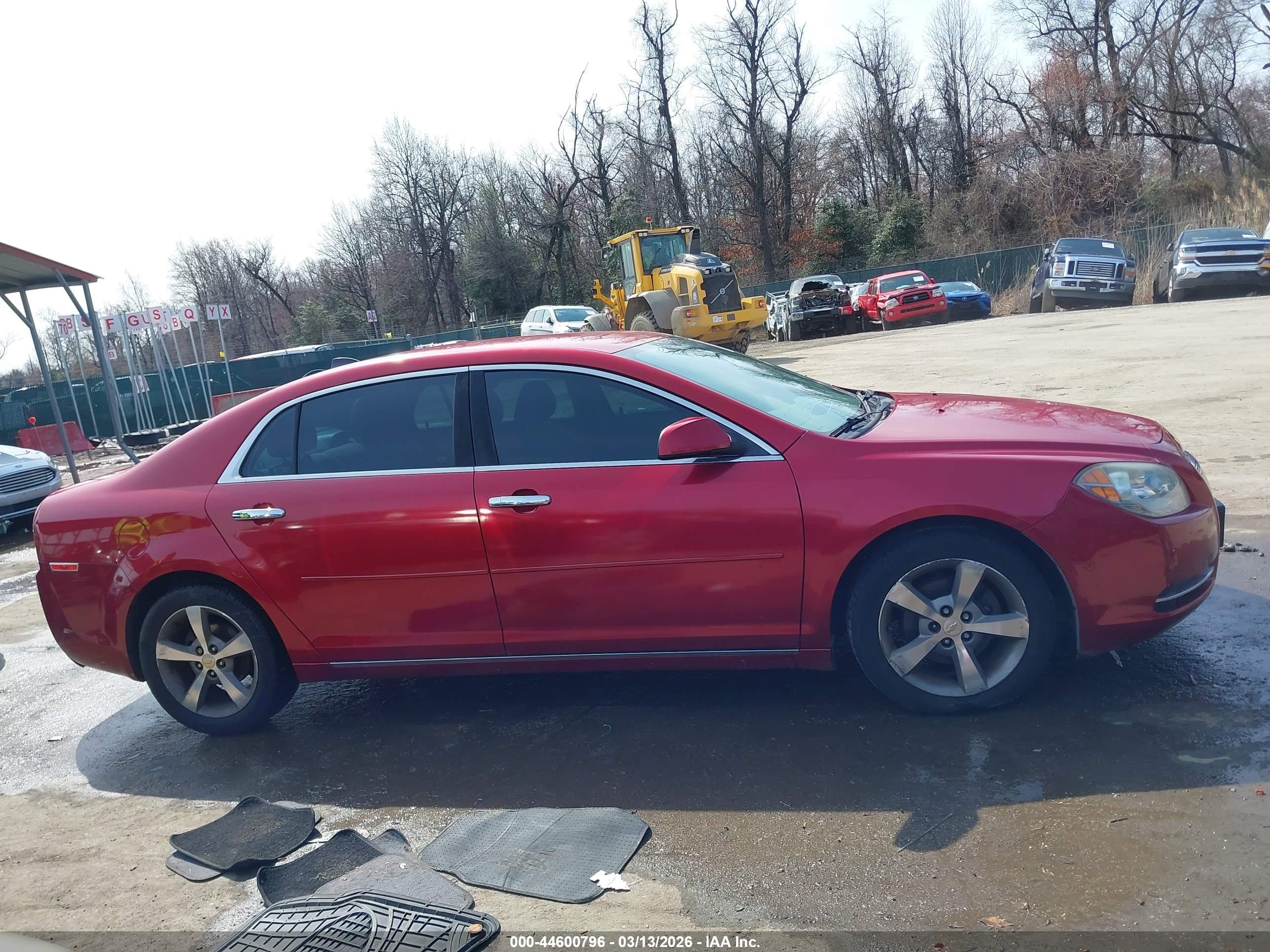 2012 Chevrolet Malibu 1lt Red vin: 1G1ZC5E07CF280479