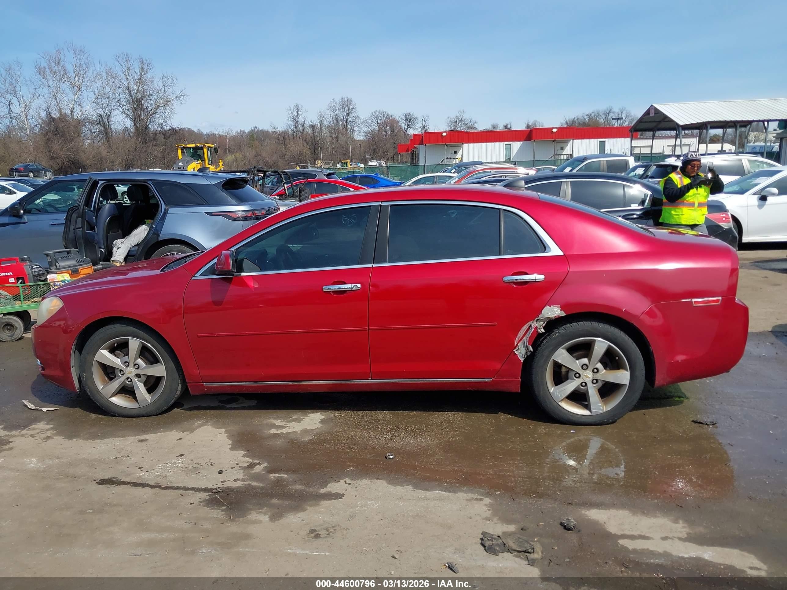 2012 Chevrolet Malibu 1lt Red vin: 1G1ZC5E07CF280479