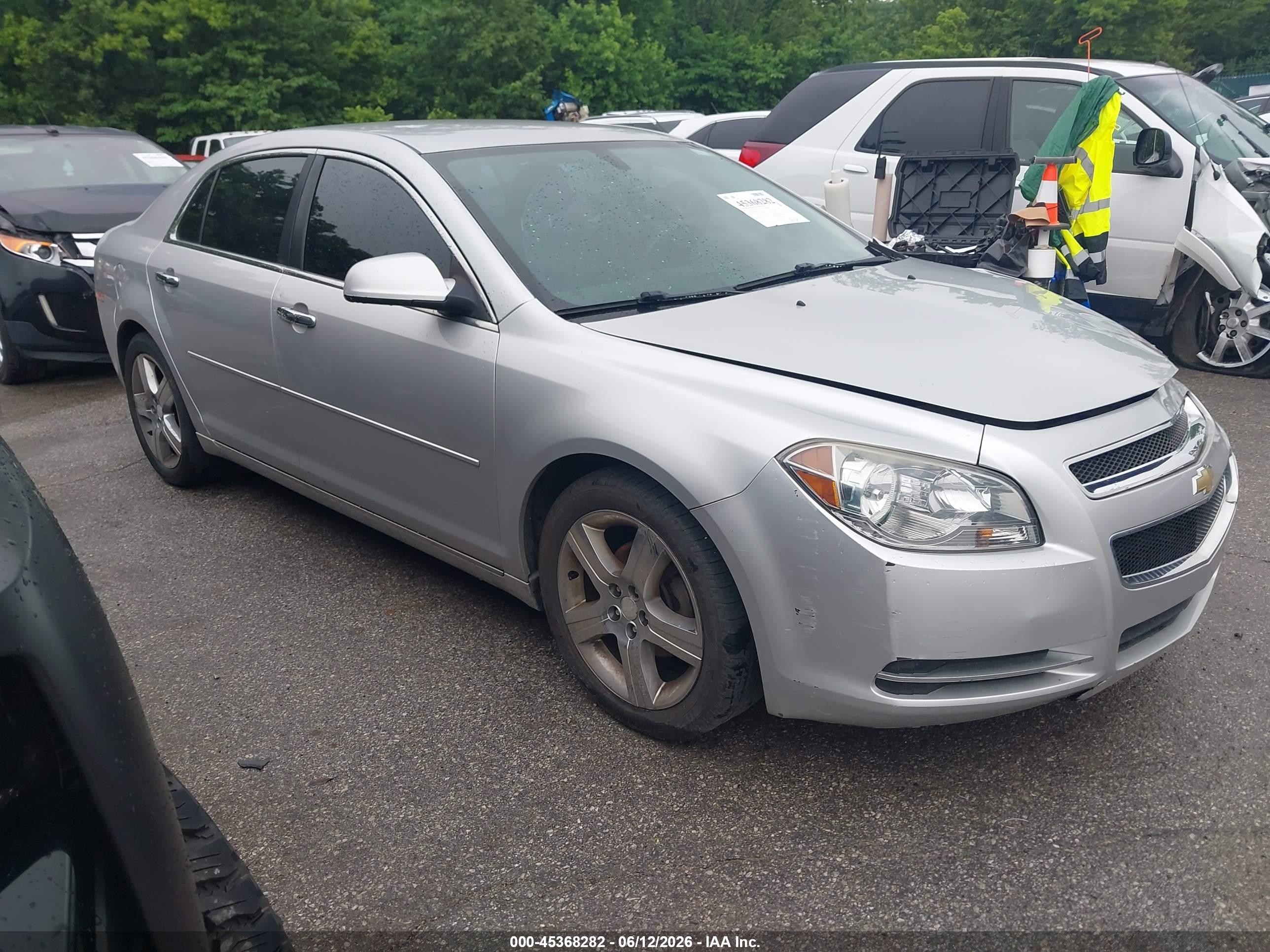 2012 Chevrolet Malibu 1lt Silver vin: 1G1ZC5E07CF292602
