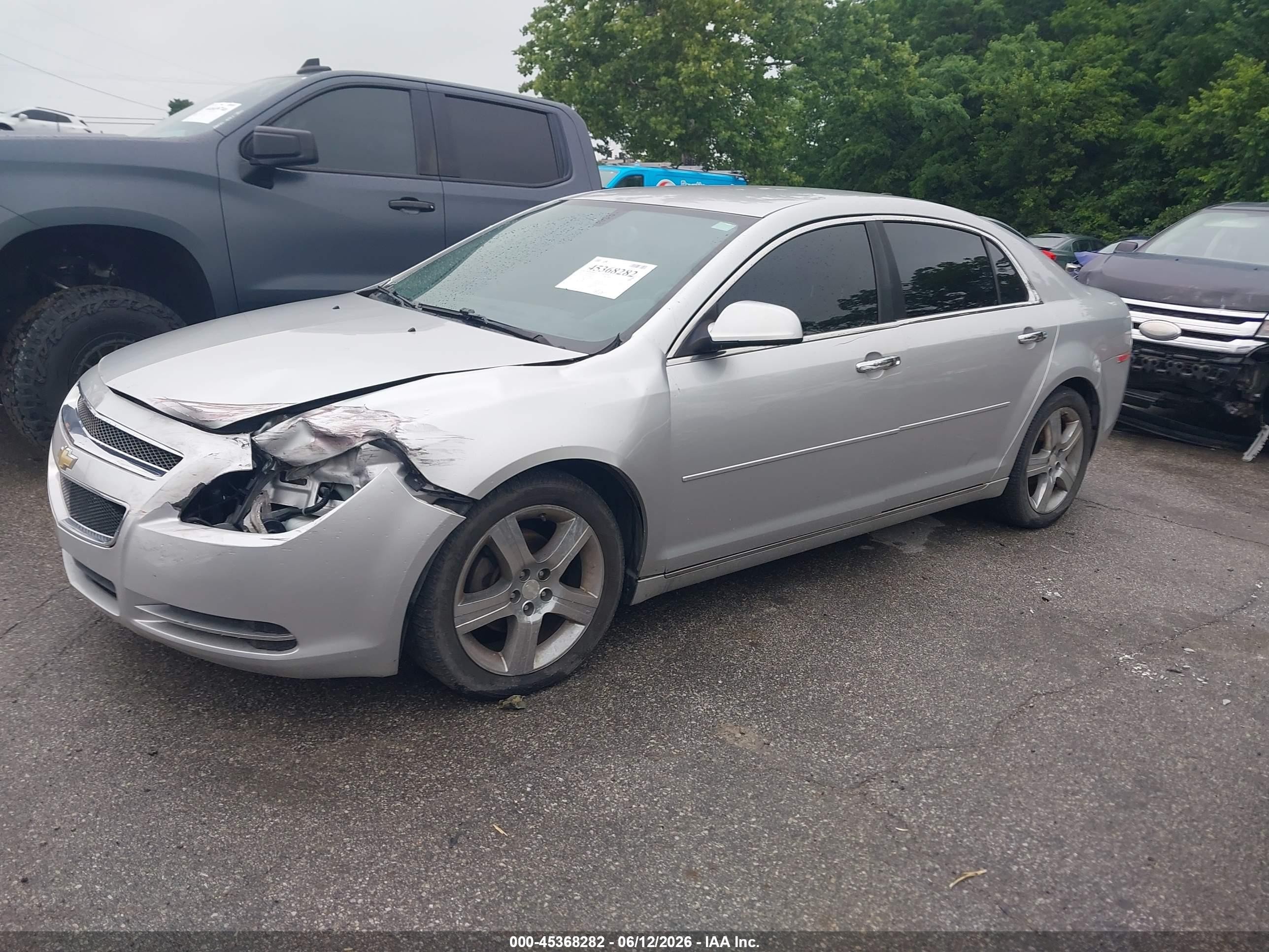 2012 Chevrolet Malibu 1lt Silver vin: 1G1ZC5E07CF292602