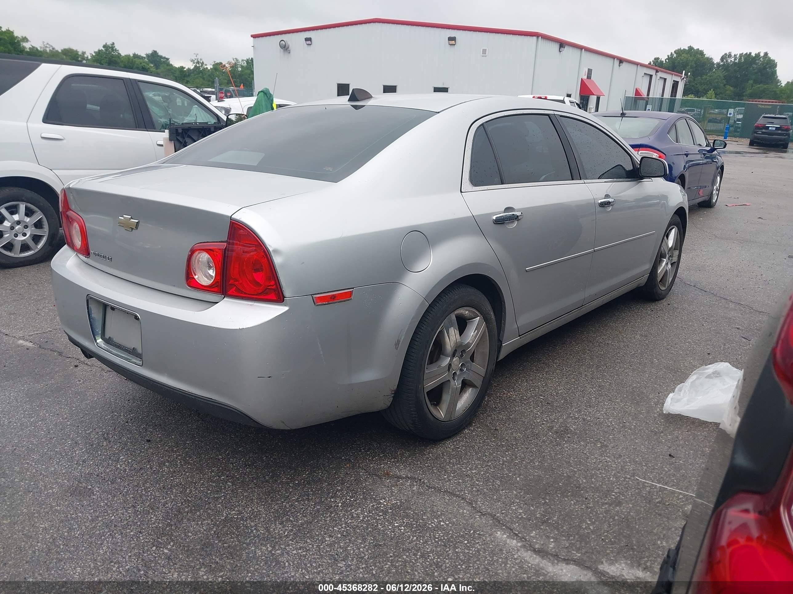 2012 Chevrolet Malibu 1lt Silver vin: 1G1ZC5E07CF292602