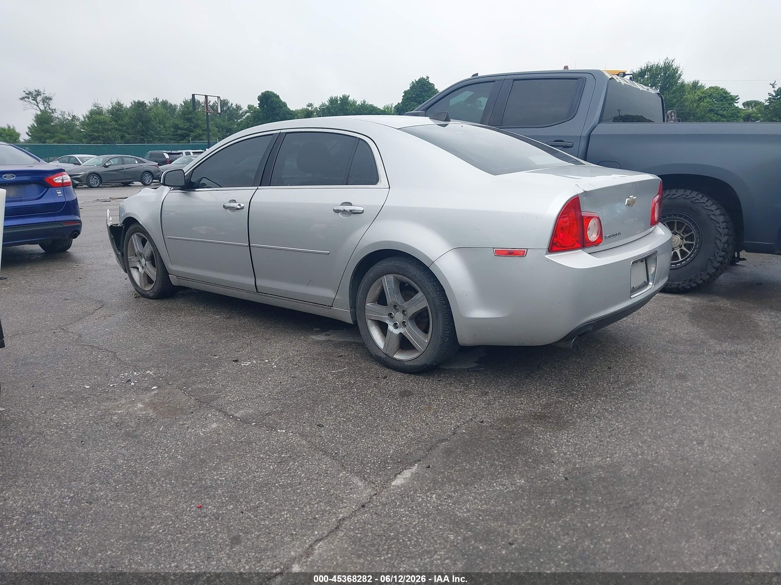 2012 Chevrolet Malibu 1lt Silver vin: 1G1ZC5E07CF292602