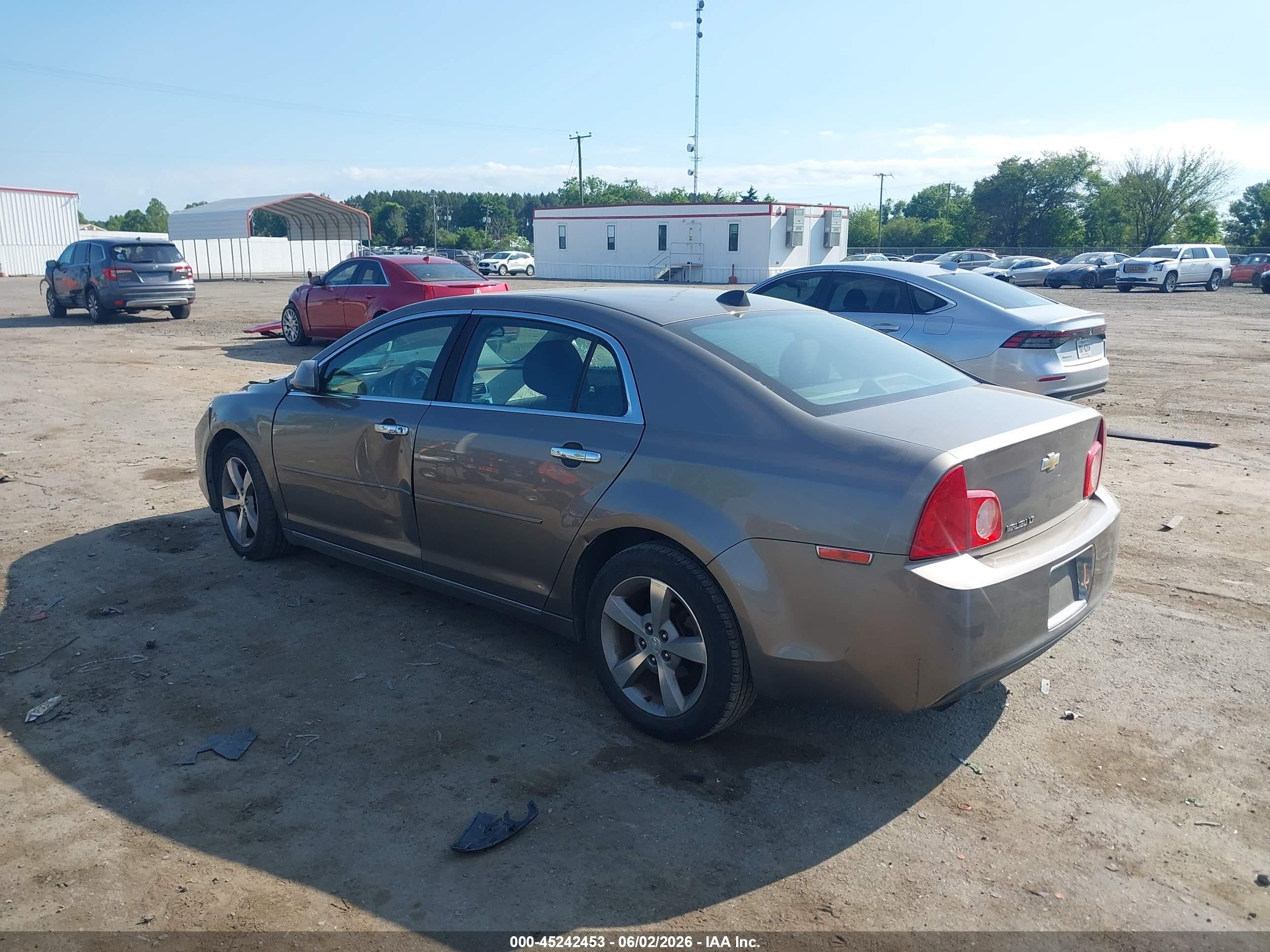 2012 Chevrolet Malibu 1lt Brown vin: 1G1ZC5E07CF312380