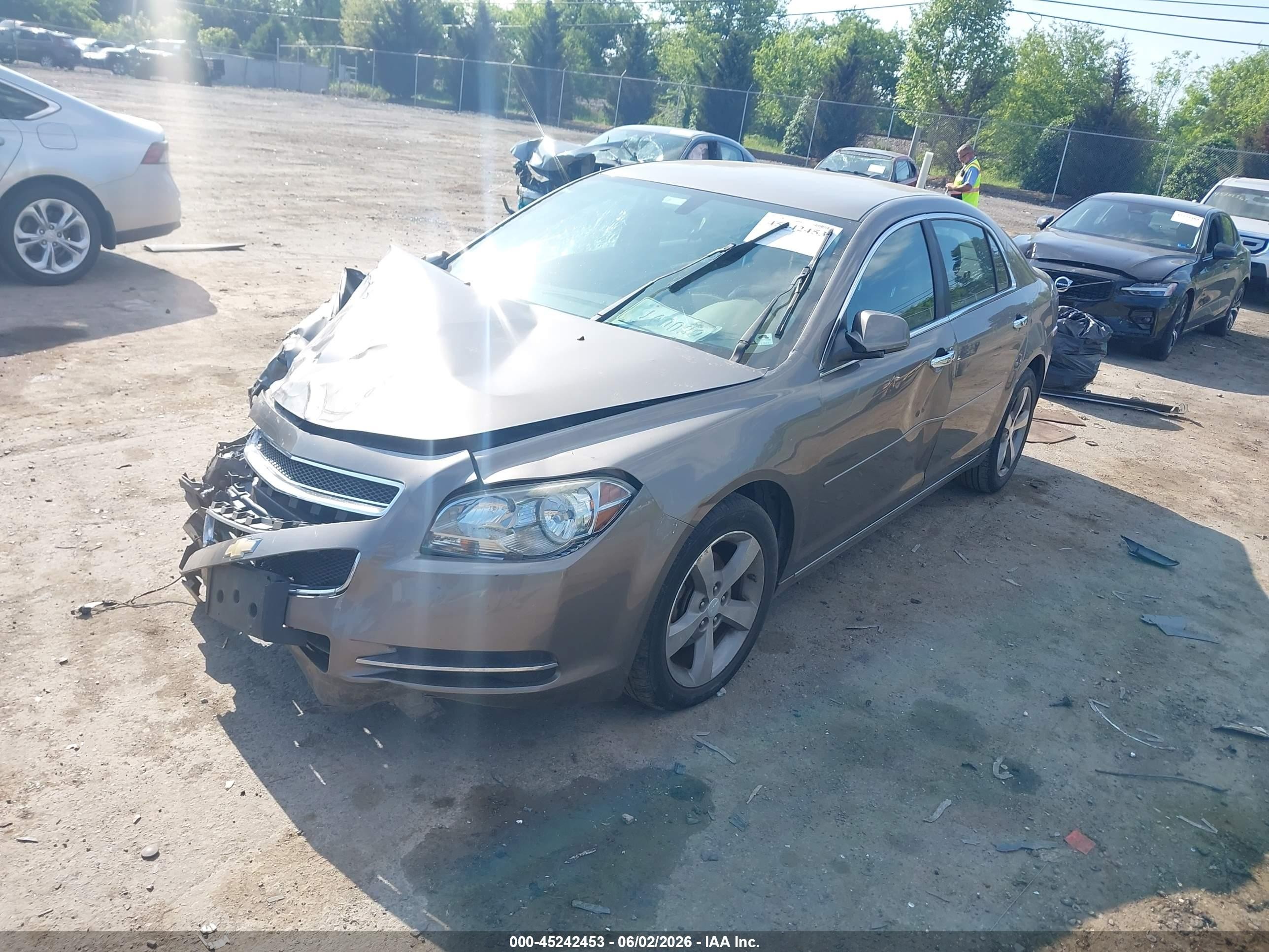 2012 Chevrolet Malibu 1lt Brown vin: 1G1ZC5E07CF312380