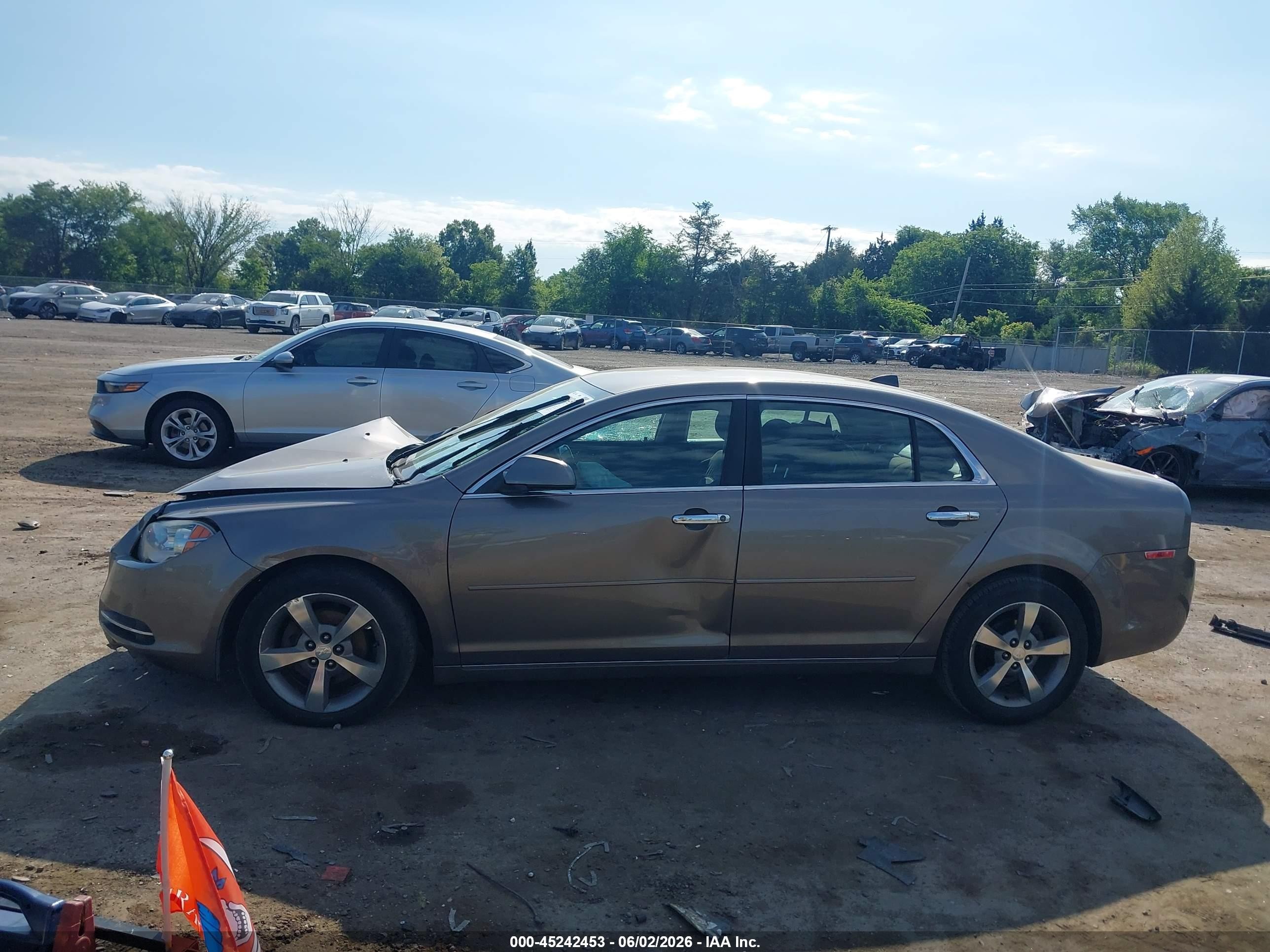 2012 Chevrolet Malibu 1lt Brown vin: 1G1ZC5E07CF312380
