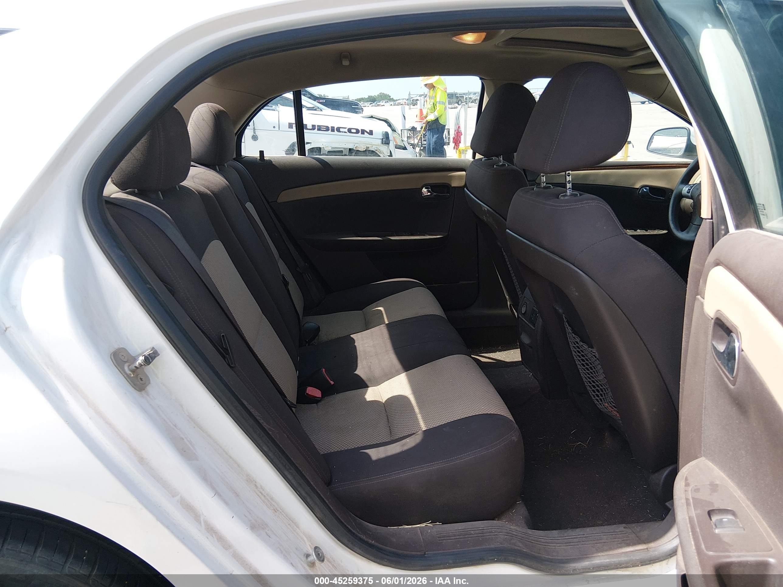 2012 Chevrolet Malibu 1lt Белый vin: 1G1ZC5E07CF329311