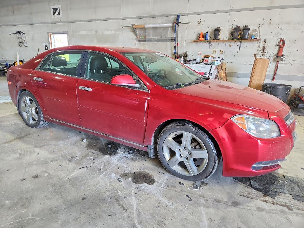 2012 Chevrolet Malibu 1lt Burgundy vin: 1G1ZC5E07CF342818