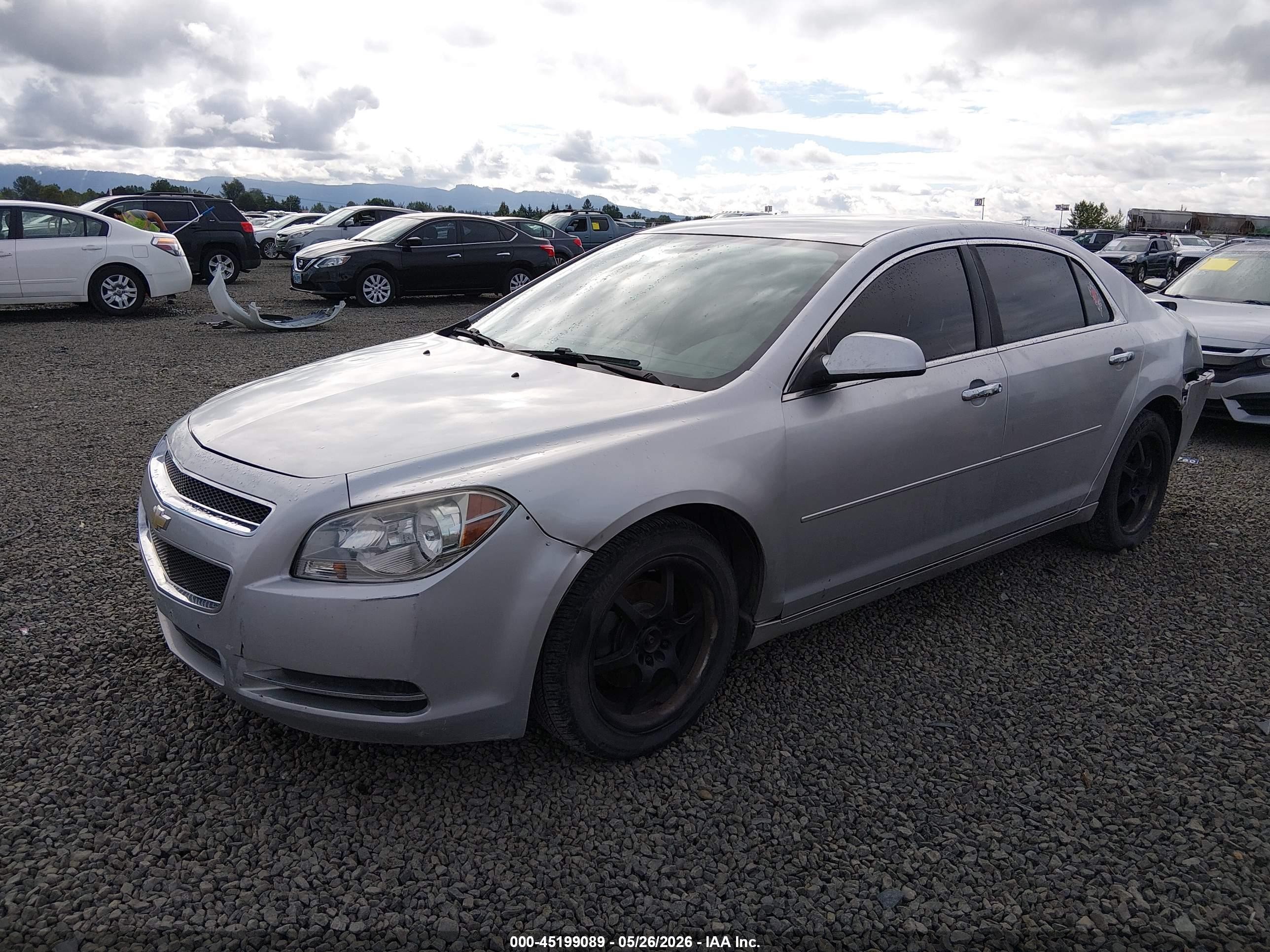 2012 Chevrolet Malibu 1lt Silver vin: 1G1ZC5E07CF386141