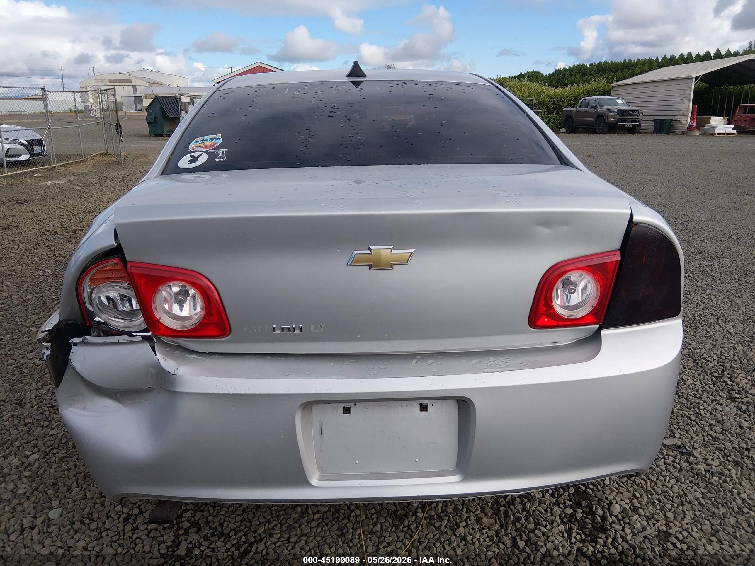 2012 Chevrolet Malibu 1lt Silver vin: 1G1ZC5E07CF386141