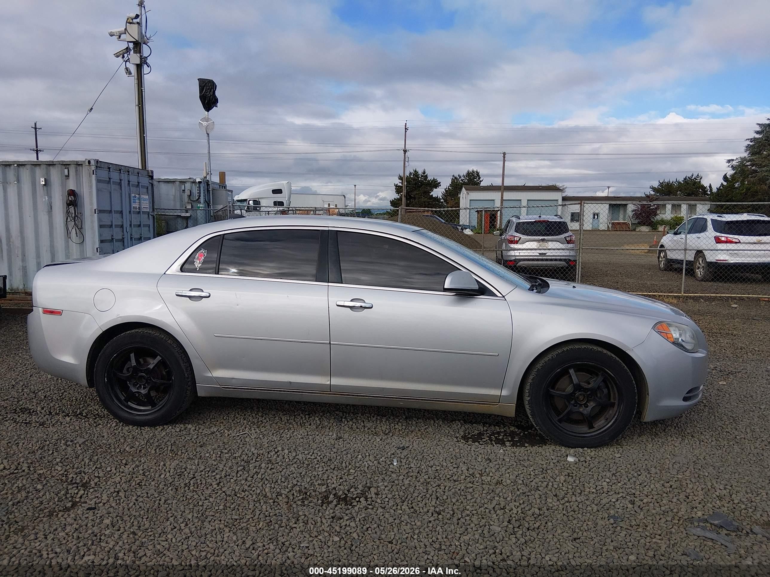 2012 Chevrolet Malibu 1lt Silver vin: 1G1ZC5E07CF386141