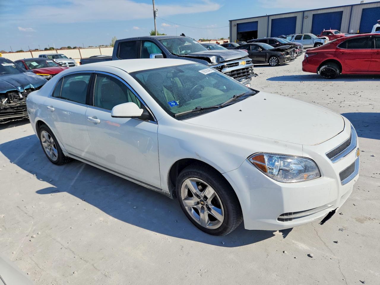 2010 Chevrolet Malibu 1lt White vin: 1G1ZC5E08AF200202