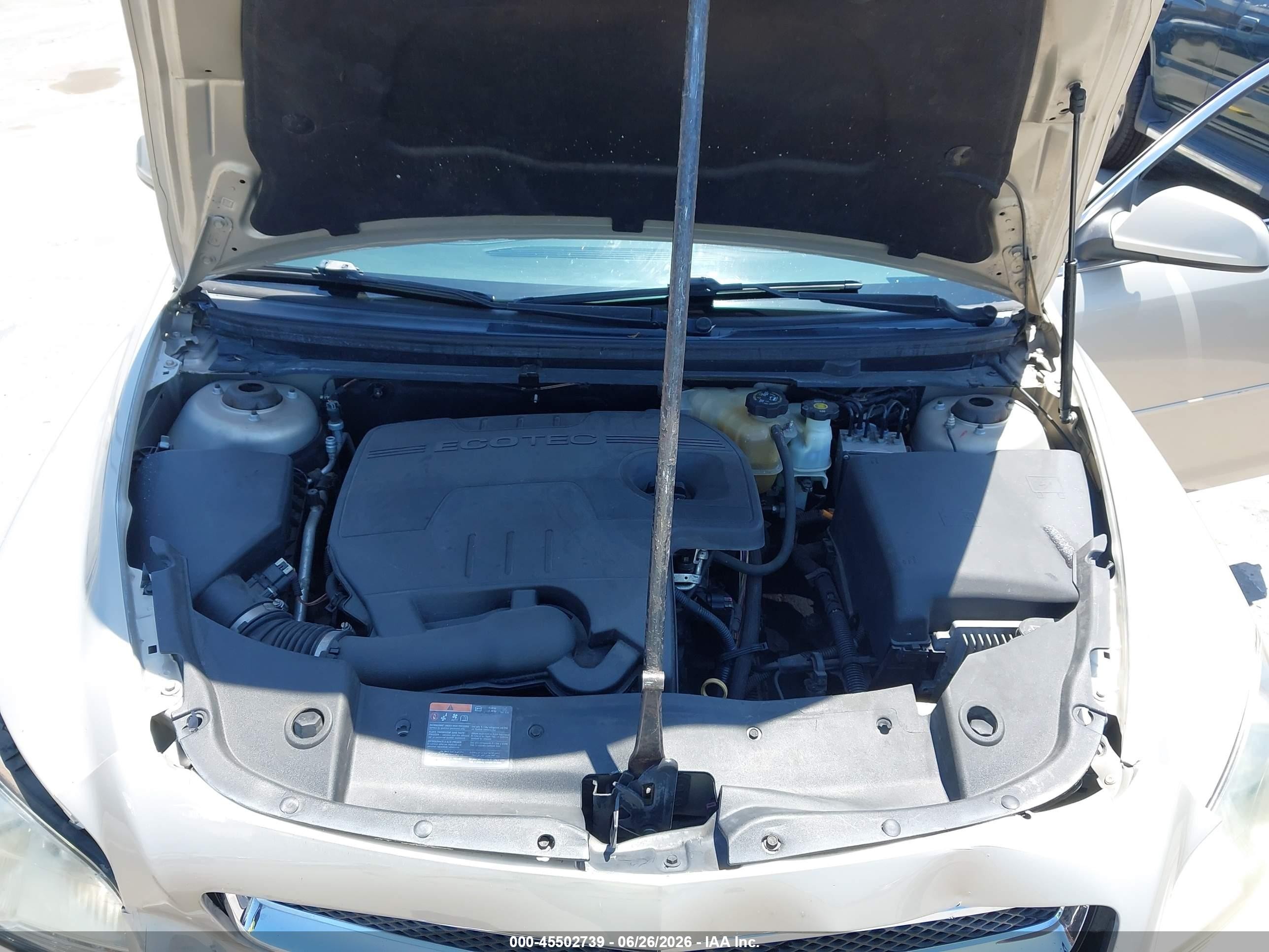 2010 Chevrolet Malibu Lt Cream vin: 1G1ZC5E08AF246676