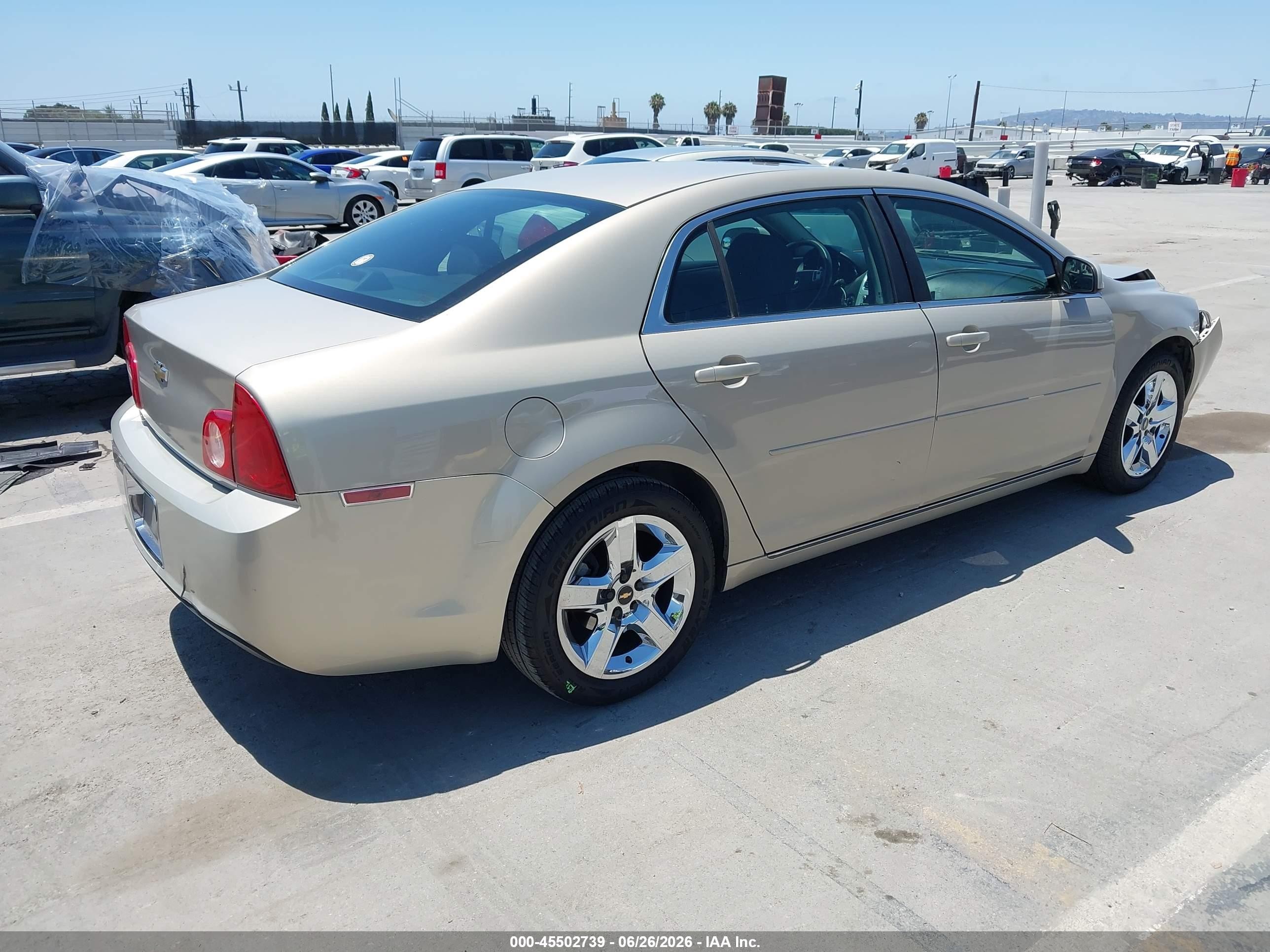 2010 Chevrolet Malibu Lt Cream vin: 1G1ZC5E08AF246676