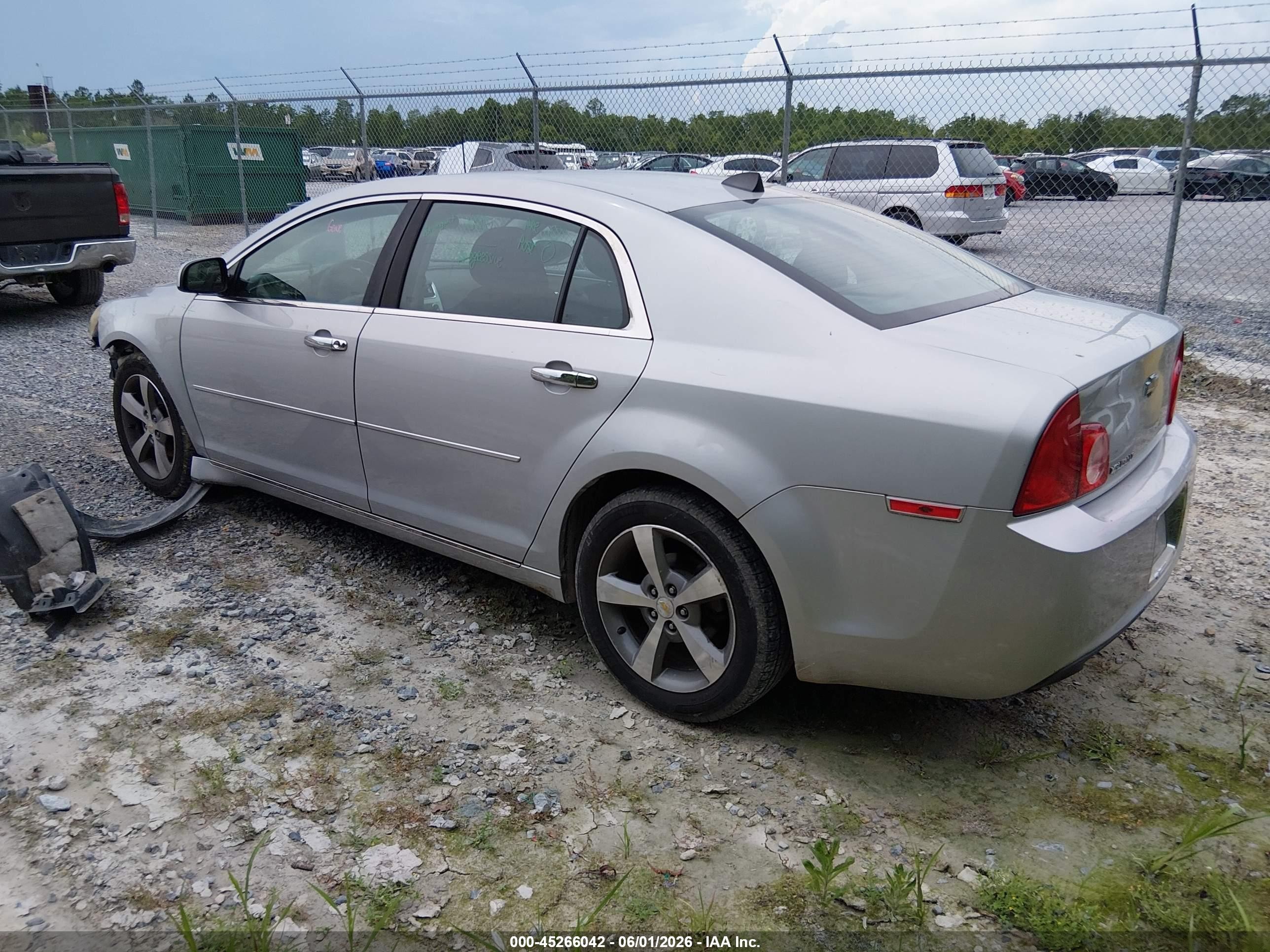 2012 Chevrolet Malibu 1lt Silver vin: 1G1ZC5E08CF101981
