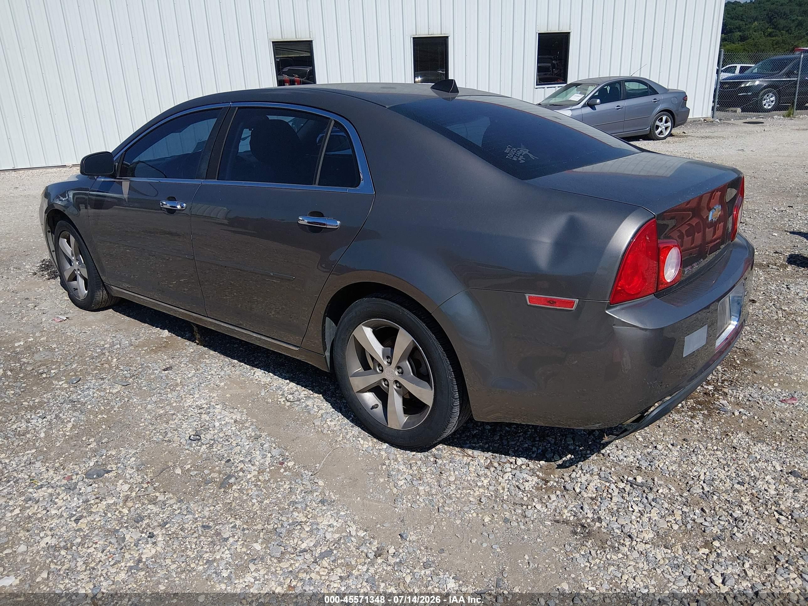 2012 Chevrolet Malibu 1lt Gray vin: 1G1ZC5E08CF139839