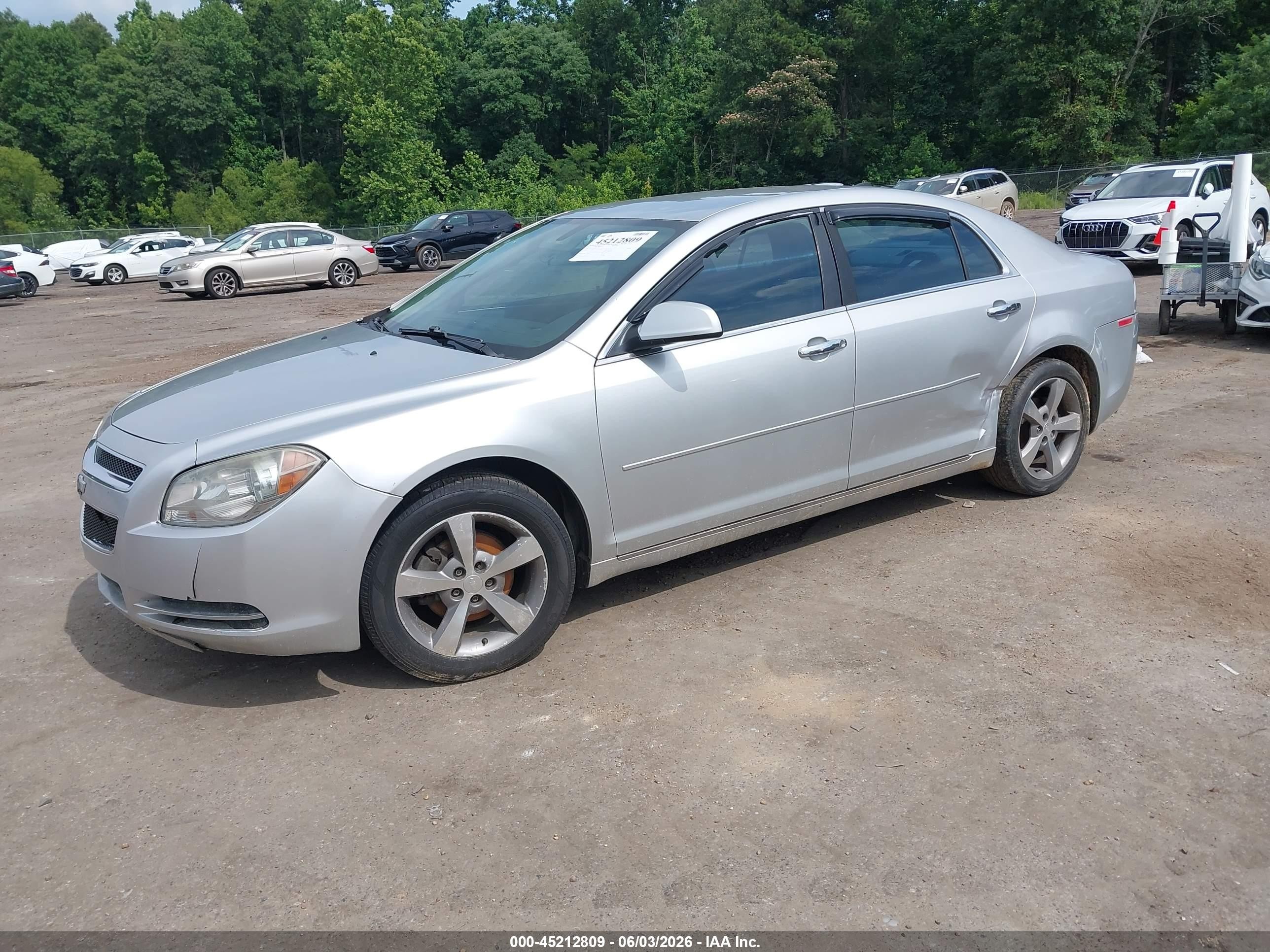 2012 Chevrolet Malibu 1lt Silver vin: 1G1ZC5E08CF178219