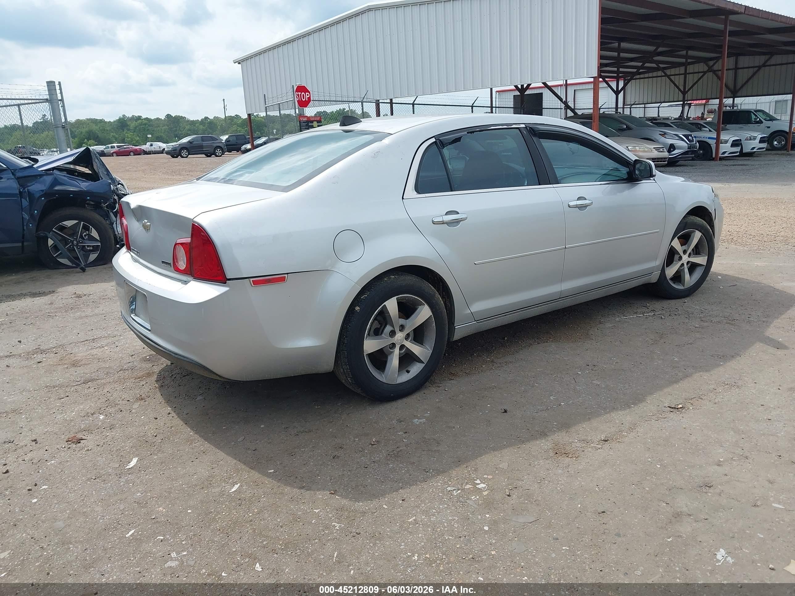 2012 Chevrolet Malibu 1lt Silver vin: 1G1ZC5E08CF178219