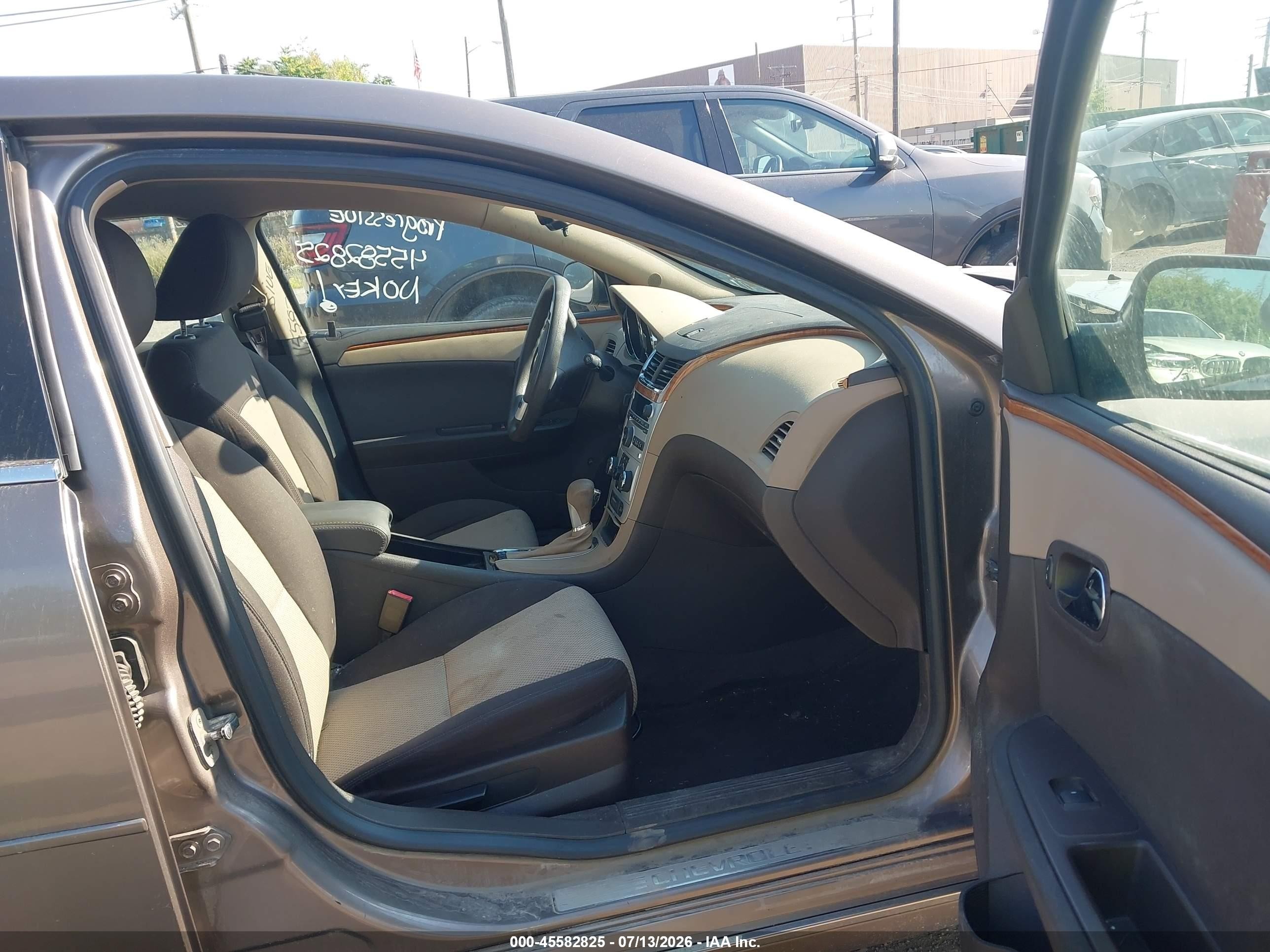 2012 Chevrolet Malibu 1lt Beige vin: 1G1ZC5E08CF195179
