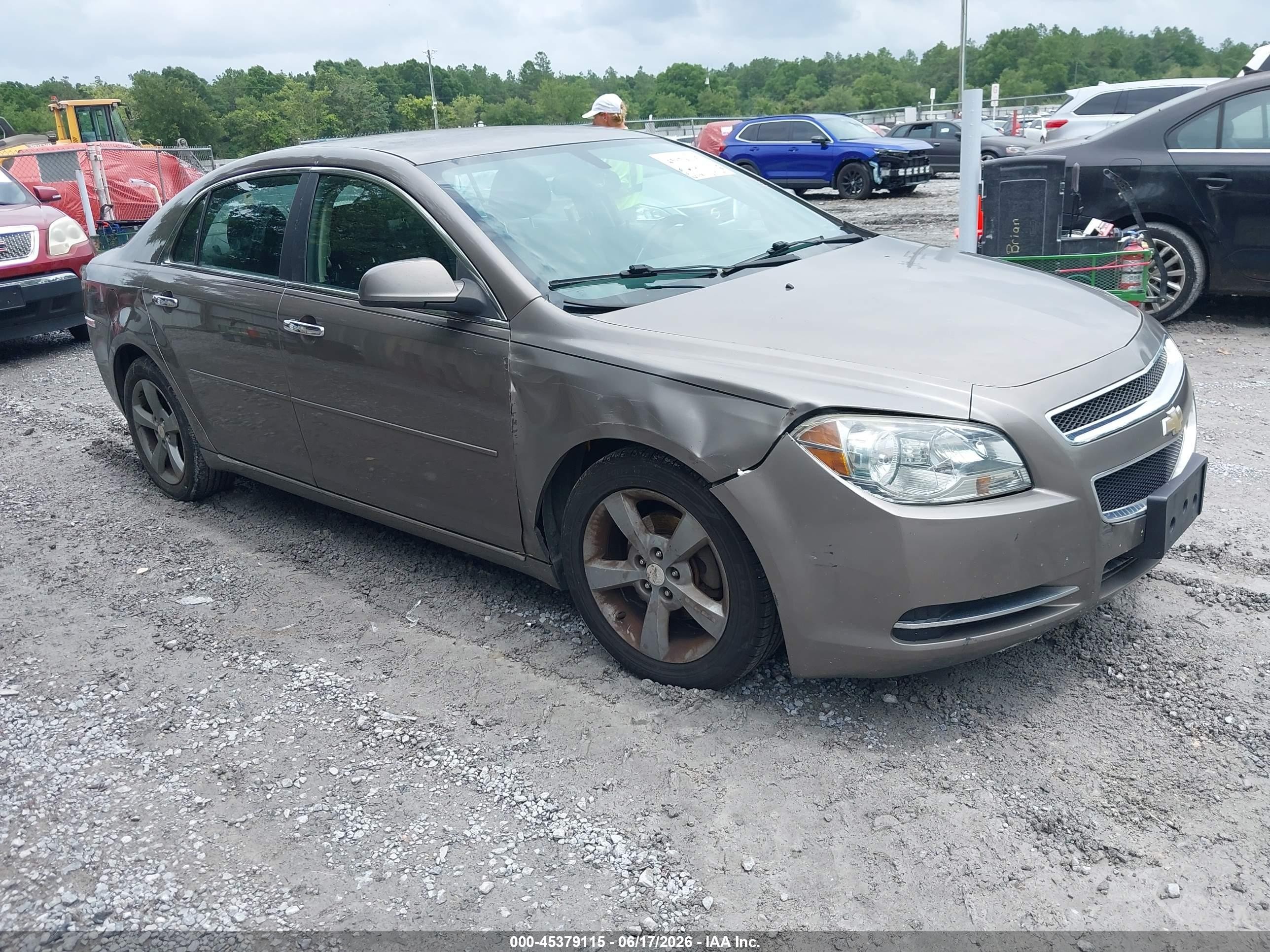 2012 Chevrolet Malibu 1lt Gray vin: 1G1ZC5E08CF201823