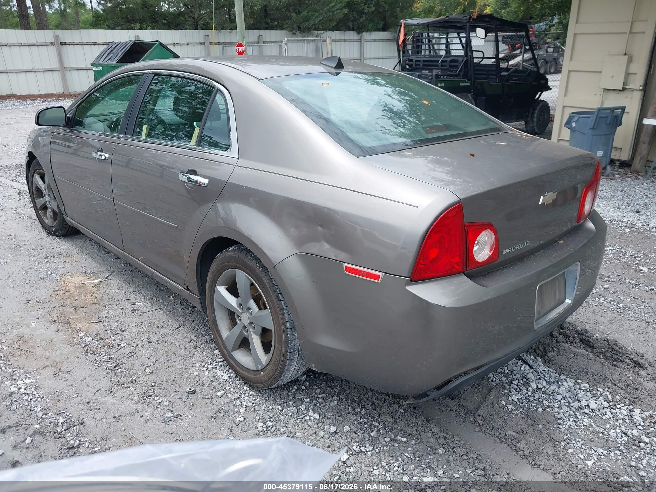2012 Chevrolet Malibu 1lt Gray vin: 1G1ZC5E08CF201823