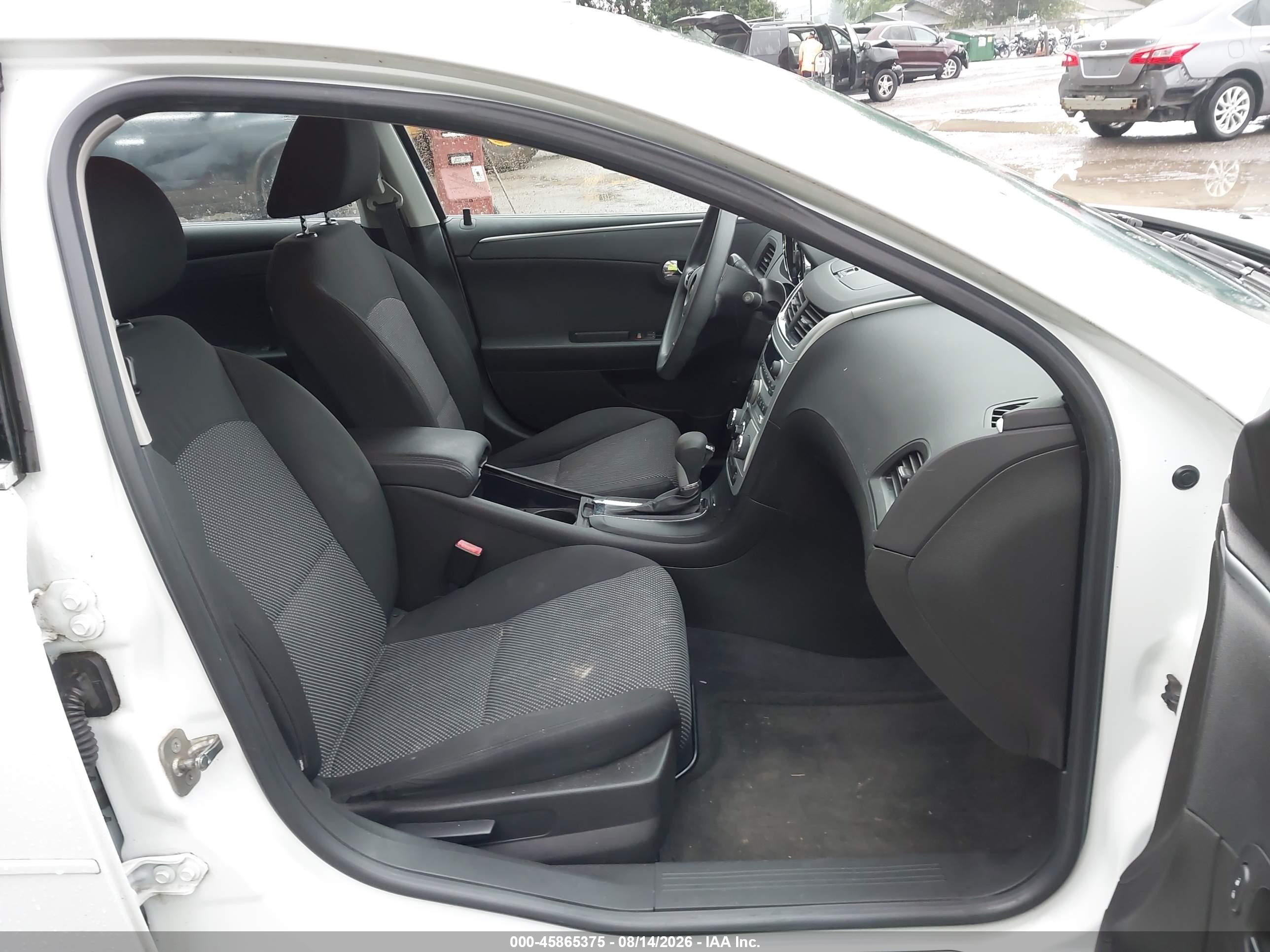 2012 Chevrolet Malibu 1lt White vin: 1G1ZC5E08CF234885