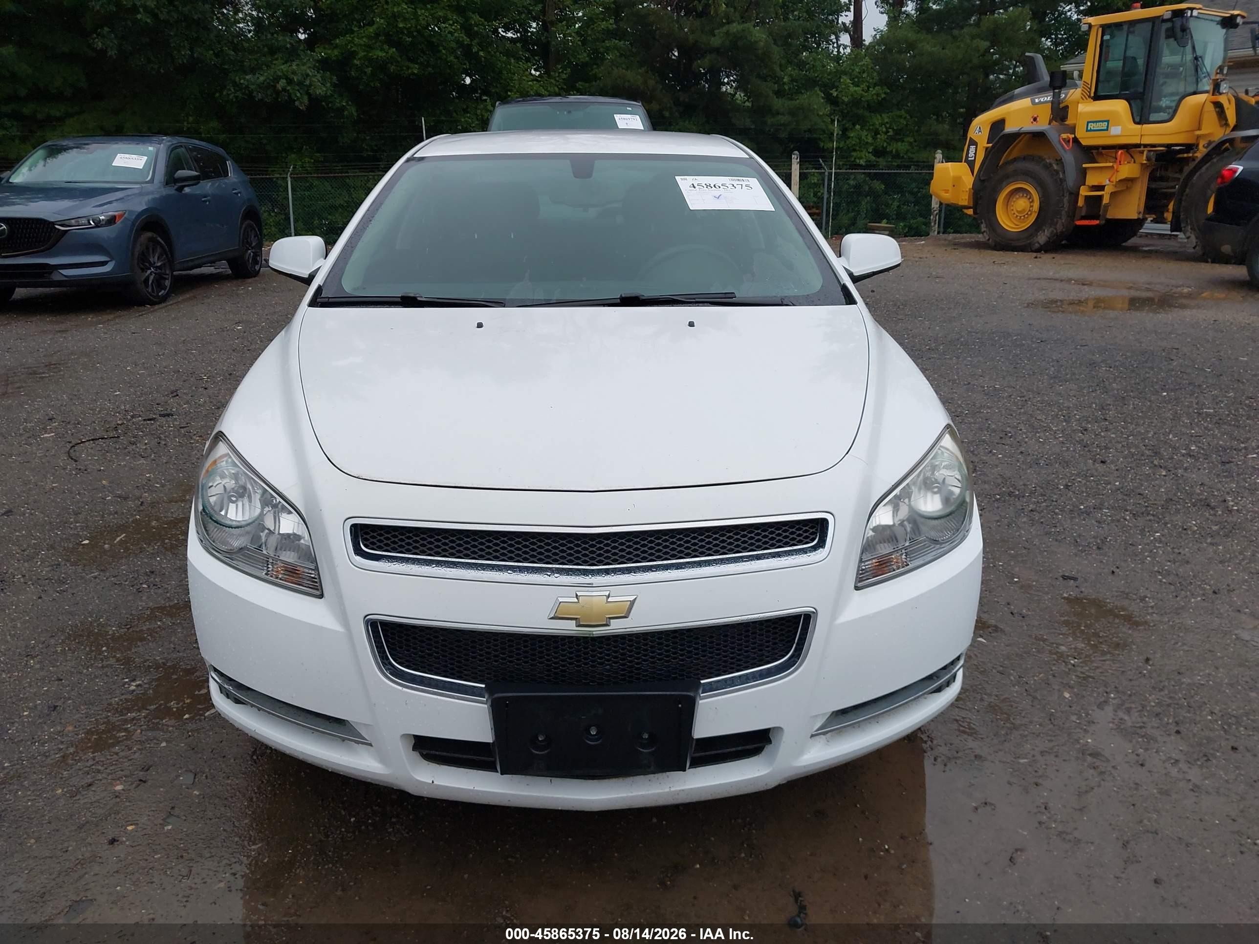 2012 Chevrolet Malibu 1lt White vin: 1G1ZC5E08CF234885