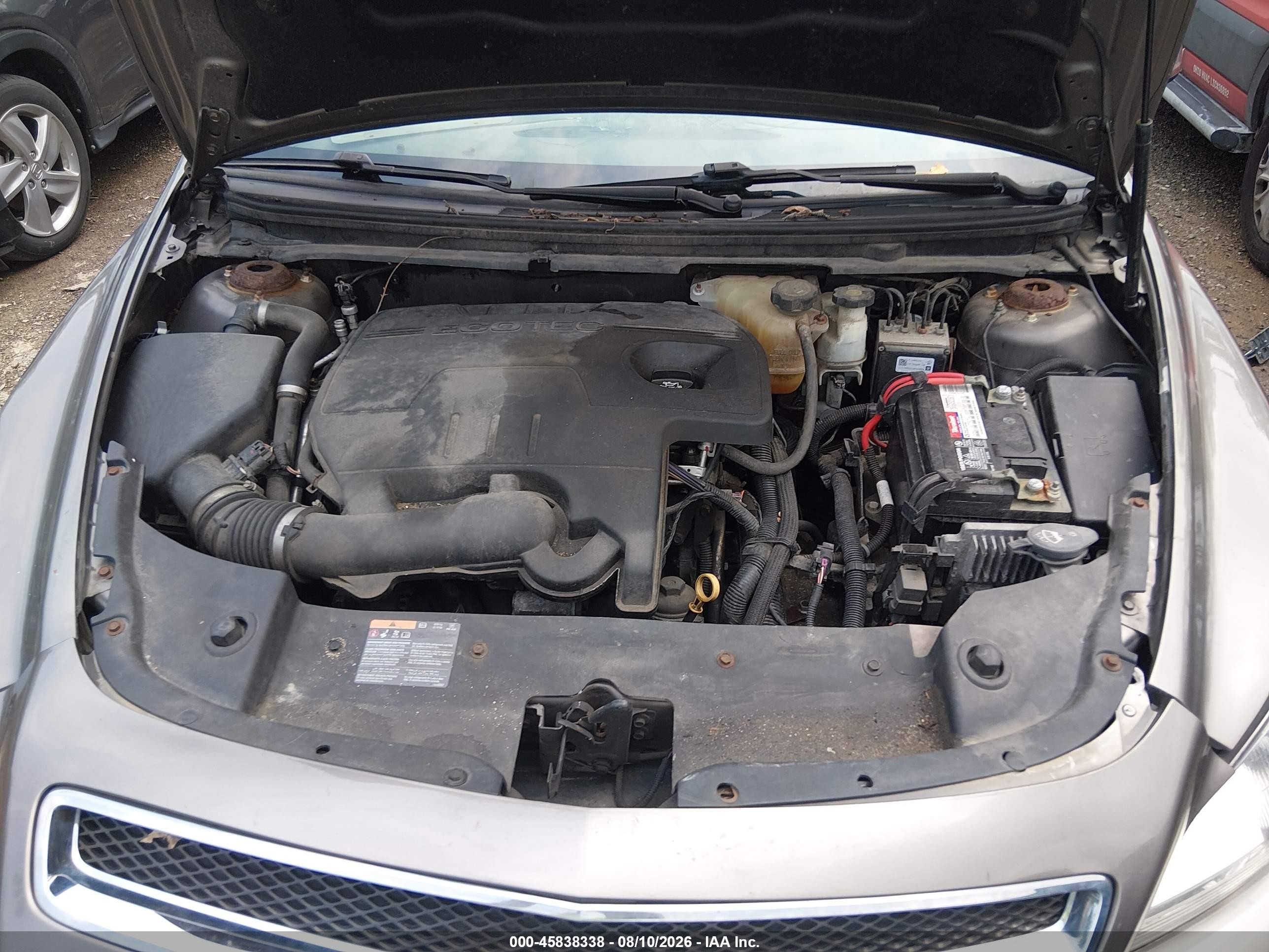 2012 Chevrolet Malibu 1lt Серый vin: 1G1ZC5E08CF284220