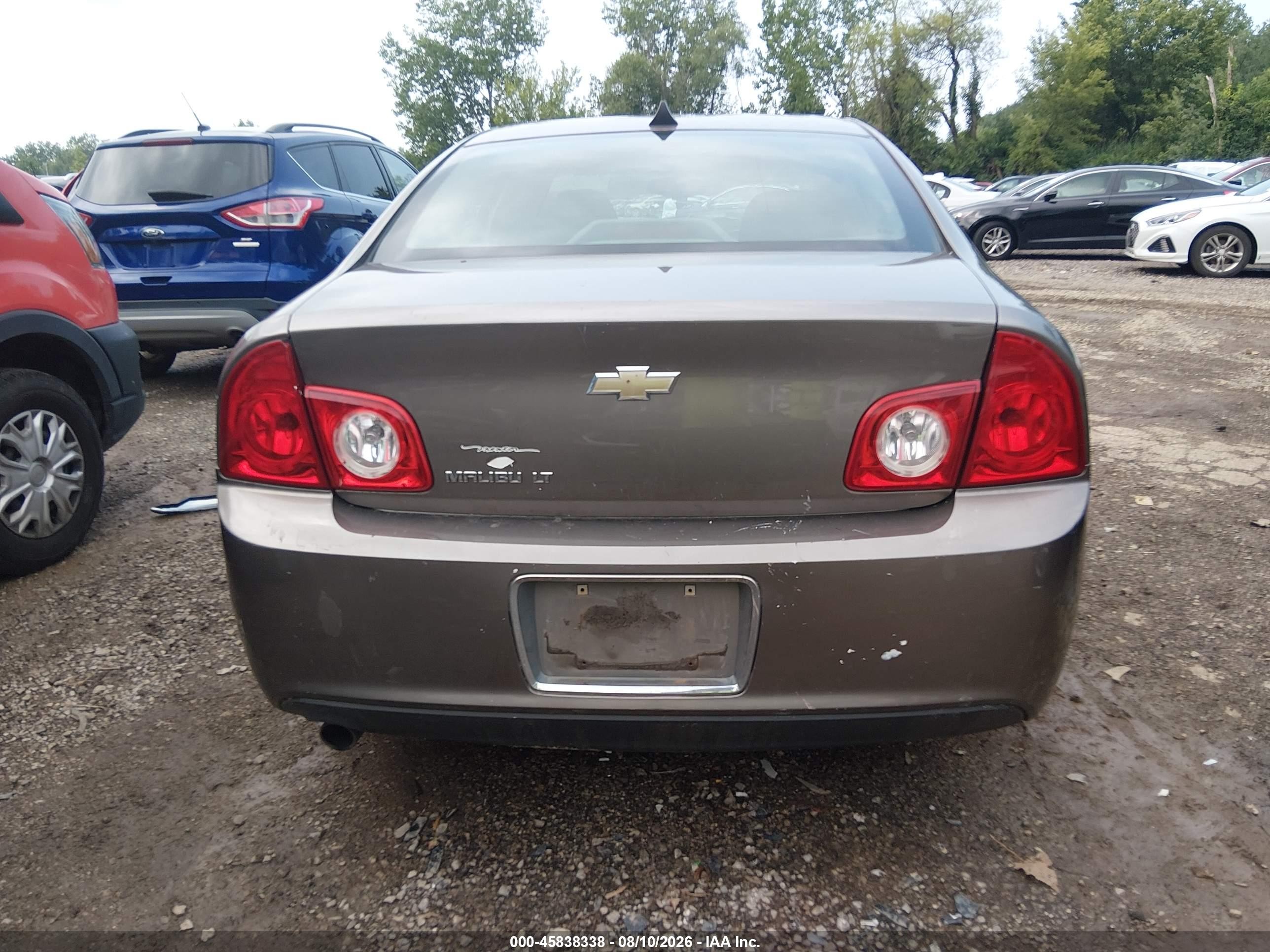 2012 Chevrolet Malibu 1lt Серый vin: 1G1ZC5E08CF284220