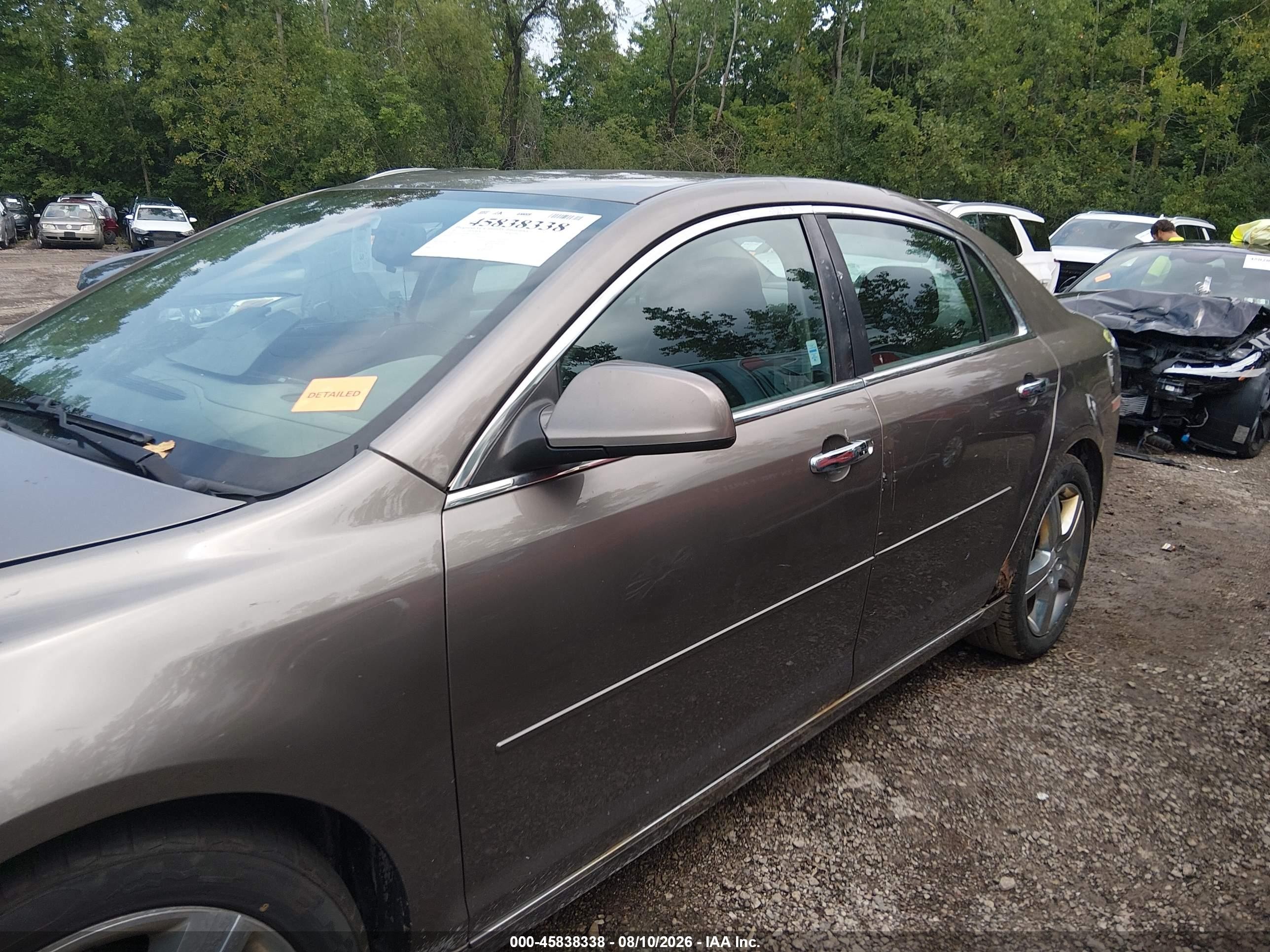 2012 Chevrolet Malibu 1lt Серый vin: 1G1ZC5E08CF284220