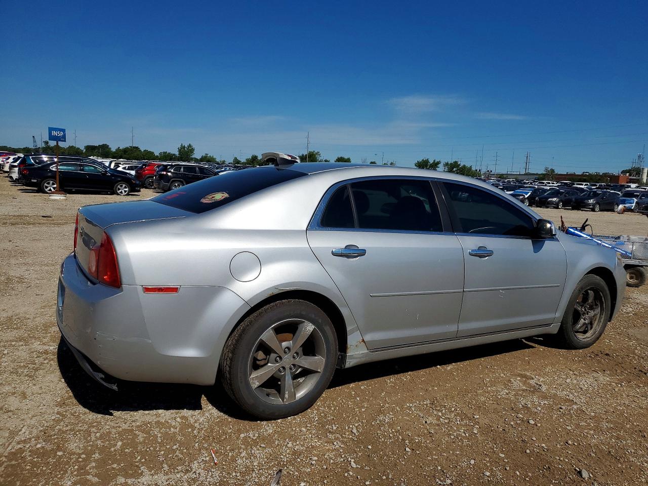2012 Chevrolet Malibu 1lt Silver vin: 1G1ZC5E08CF317975