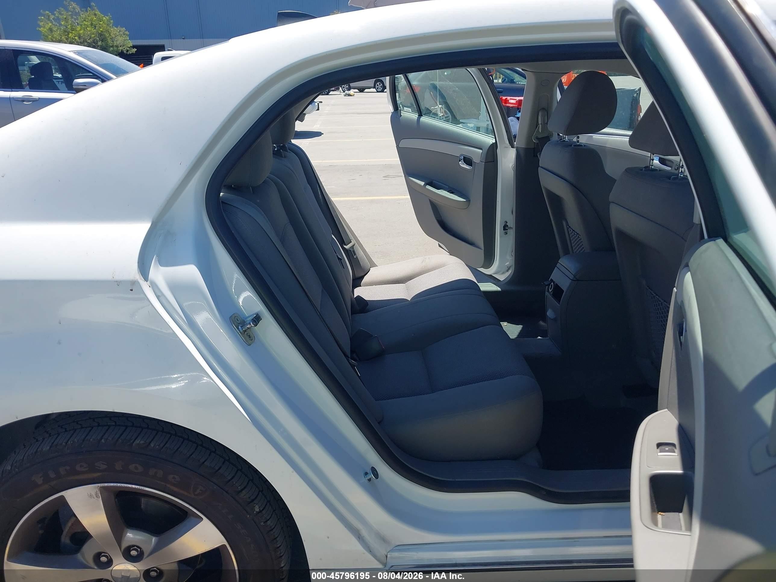 2012 Chevrolet Malibu 1lt White vin: 1G1ZC5E08CF356355