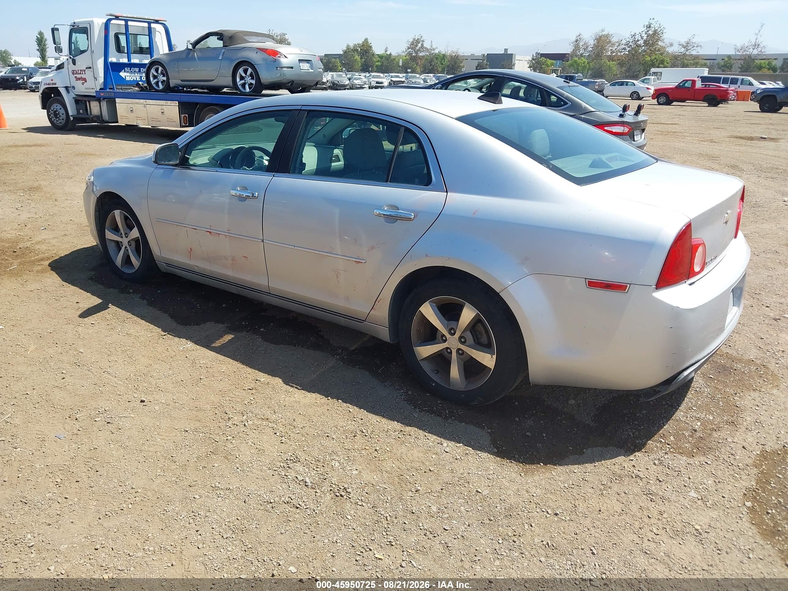 2012 Chevrolet Malibu 1lt Gray vin: 1G1ZC5E08CF363967