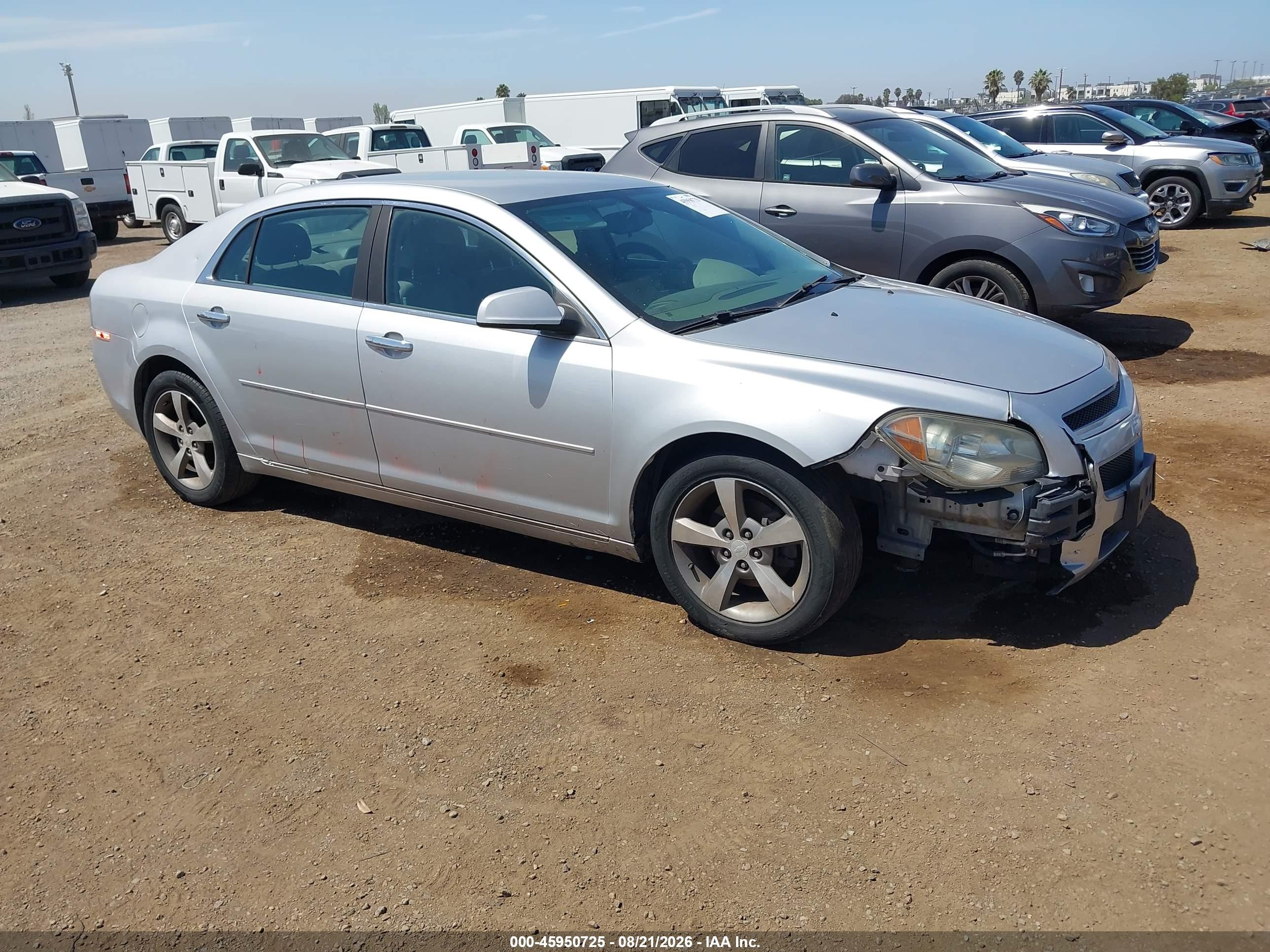 2012 Chevrolet Malibu 1lt Серый vin: 1G1ZC5E08CF363967