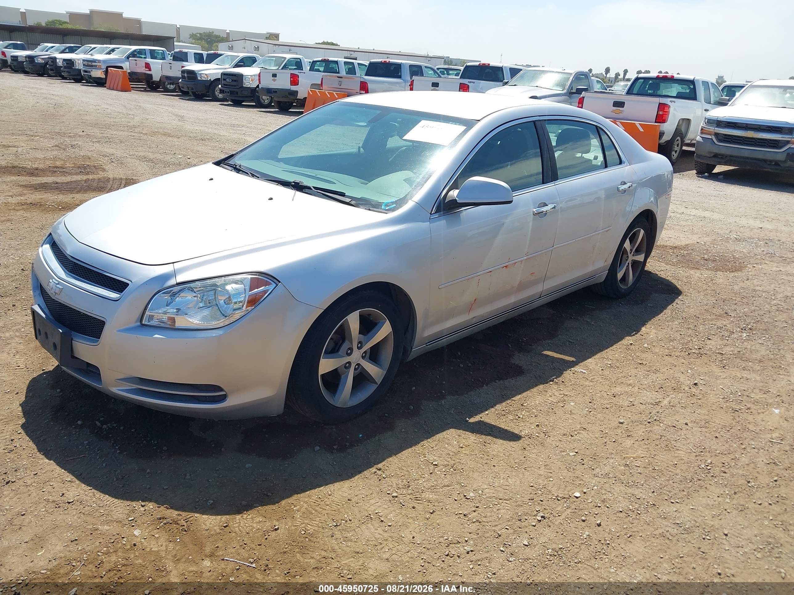 2012 Chevrolet Malibu 1lt Gray vin: 1G1ZC5E08CF363967