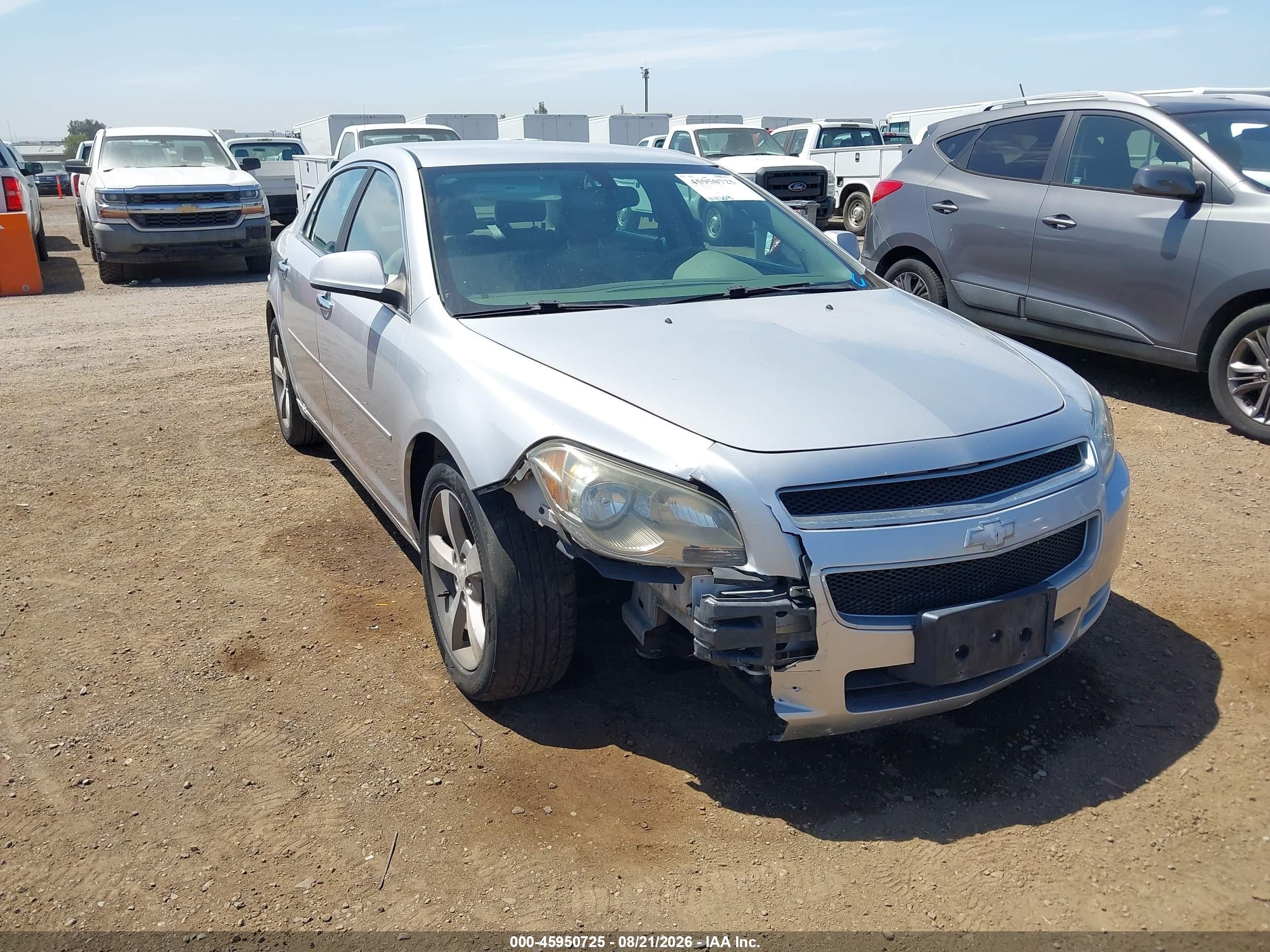 2012 Chevrolet Malibu 1lt Gray vin: 1G1ZC5E08CF363967