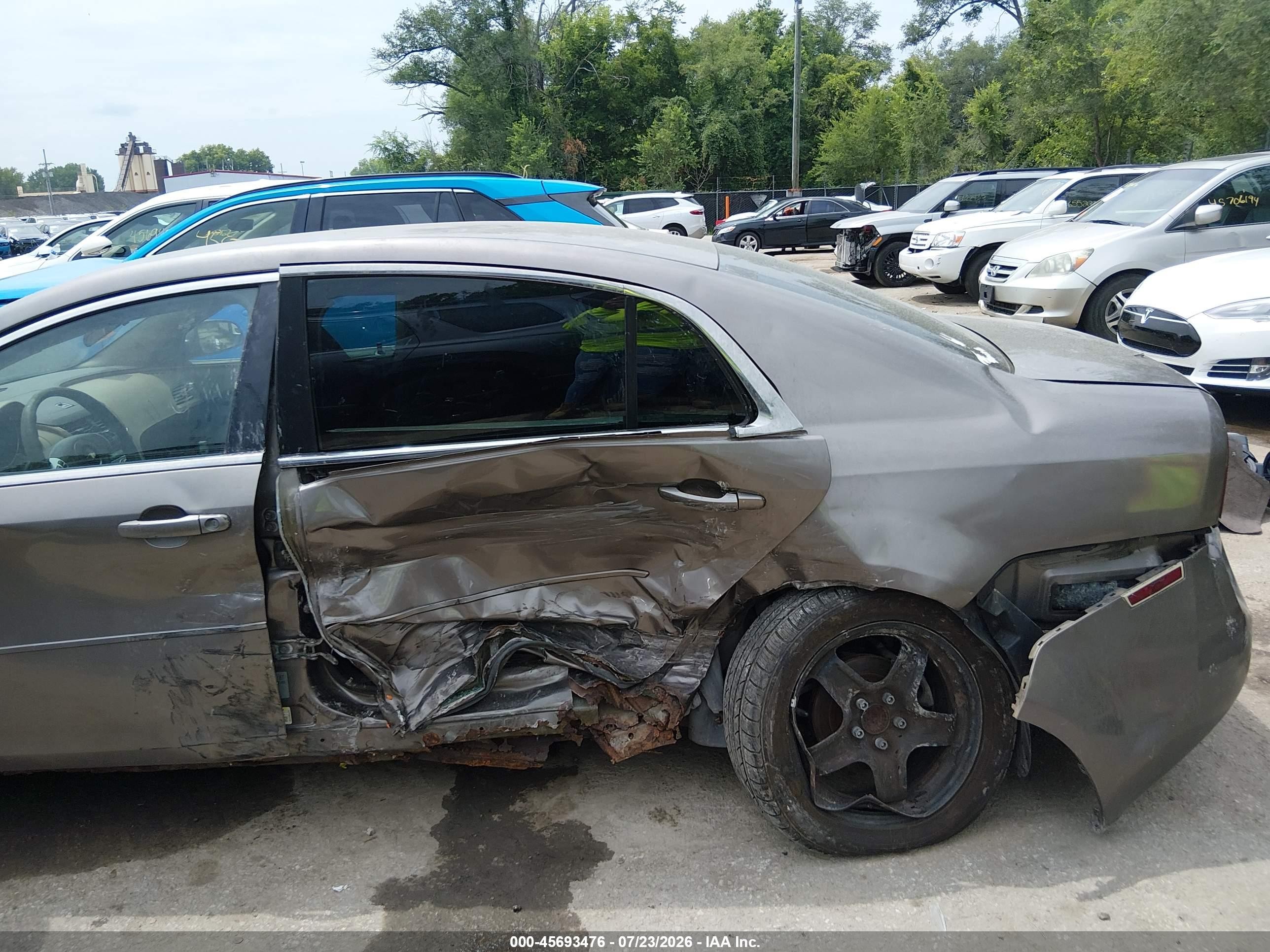 2010 Chevrolet Malibu Lt Gray vin: 1G1ZC5E09AF151401