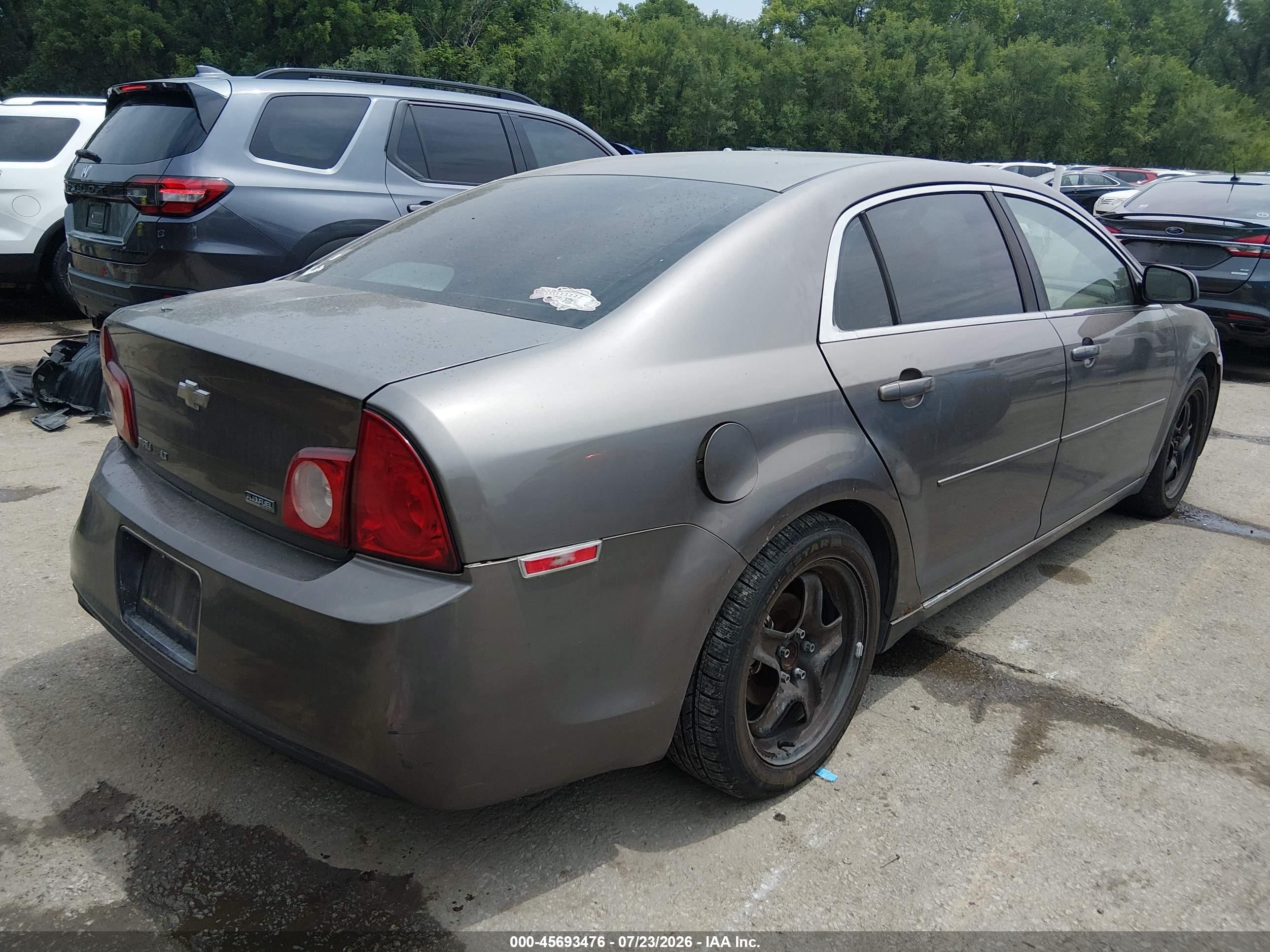 2010 Chevrolet Malibu Lt Gray vin: 1G1ZC5E09AF151401