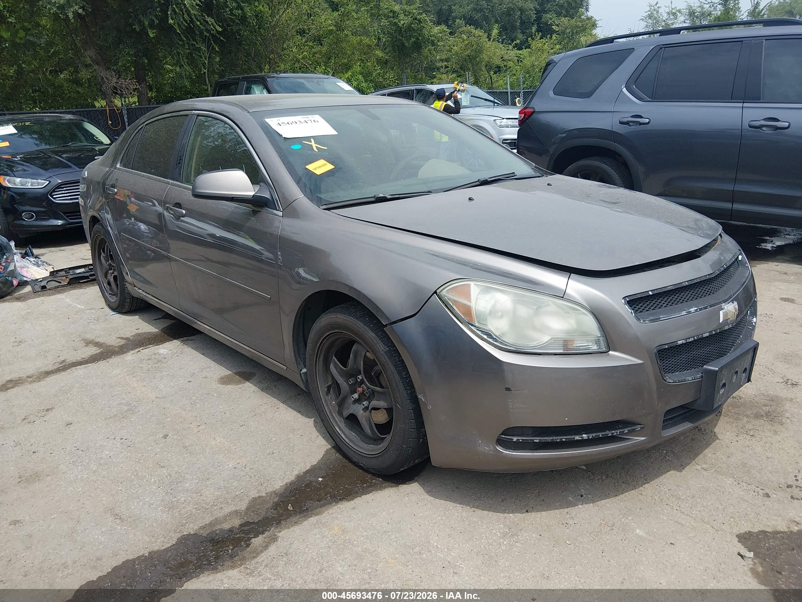 2010 Chevrolet Malibu Lt Gray vin: 1G1ZC5E09AF151401