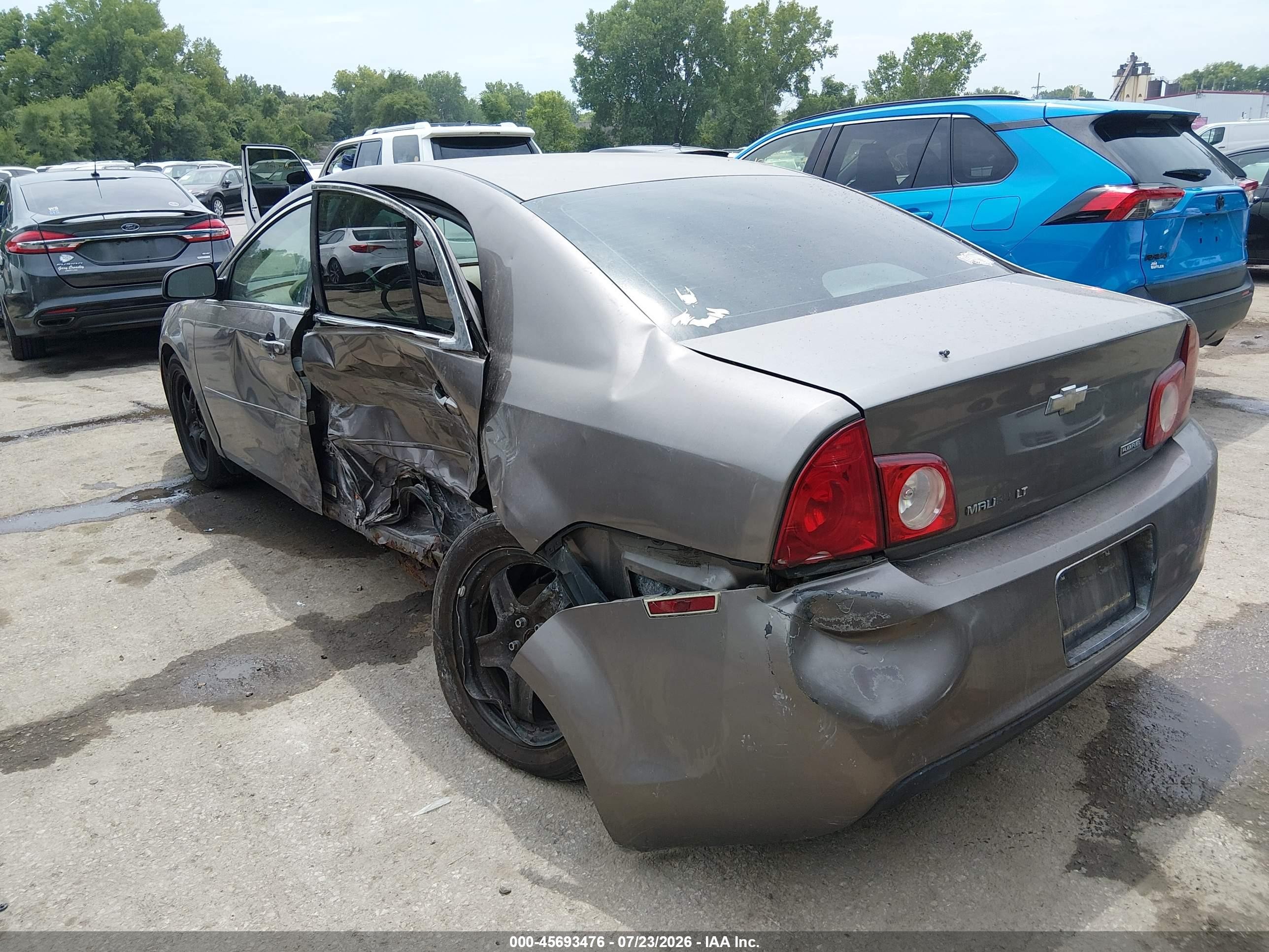 2010 Chevrolet Malibu Lt Gray vin: 1G1ZC5E09AF151401