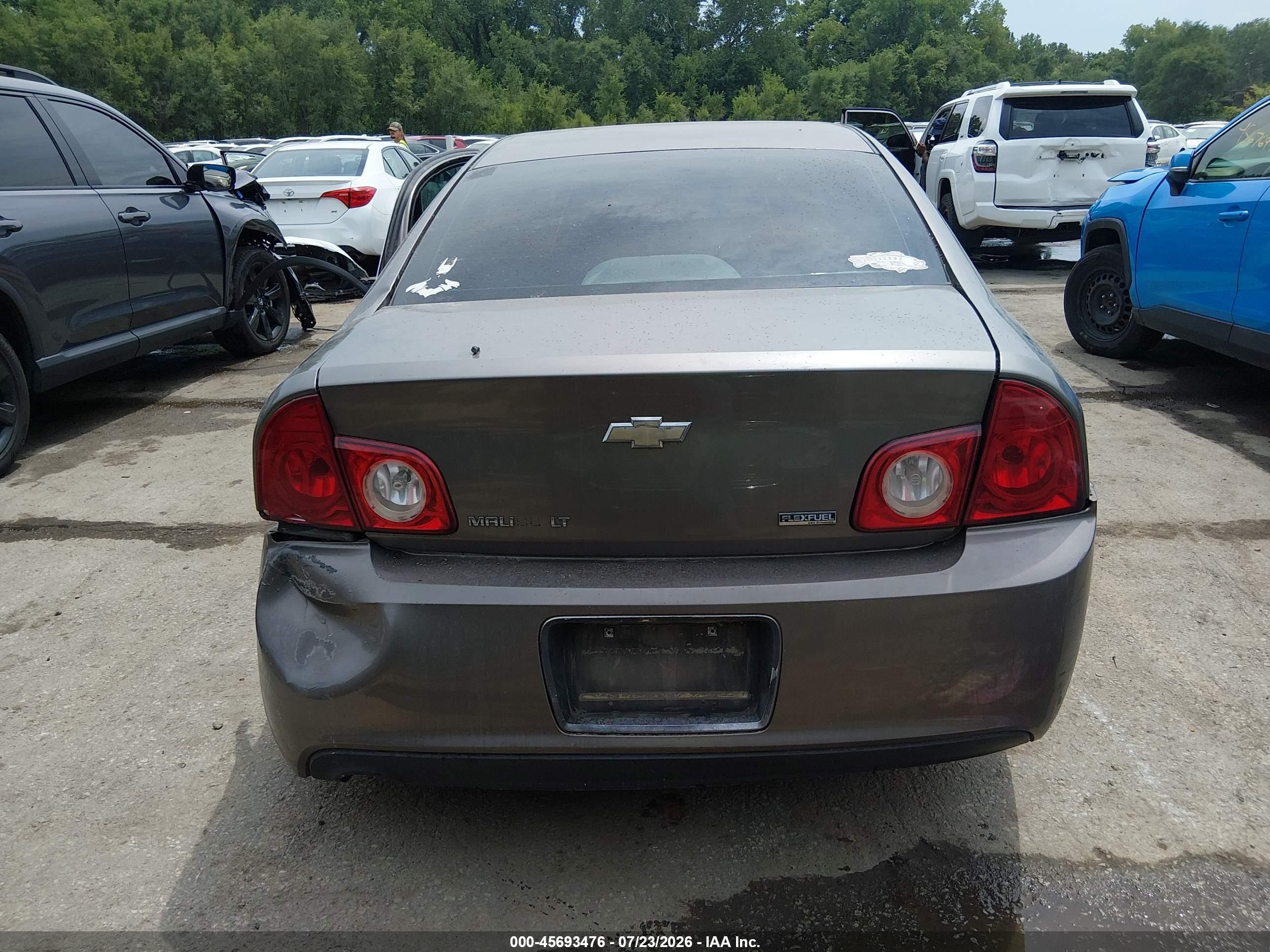2010 Chevrolet Malibu Lt Gray vin: 1G1ZC5E09AF151401