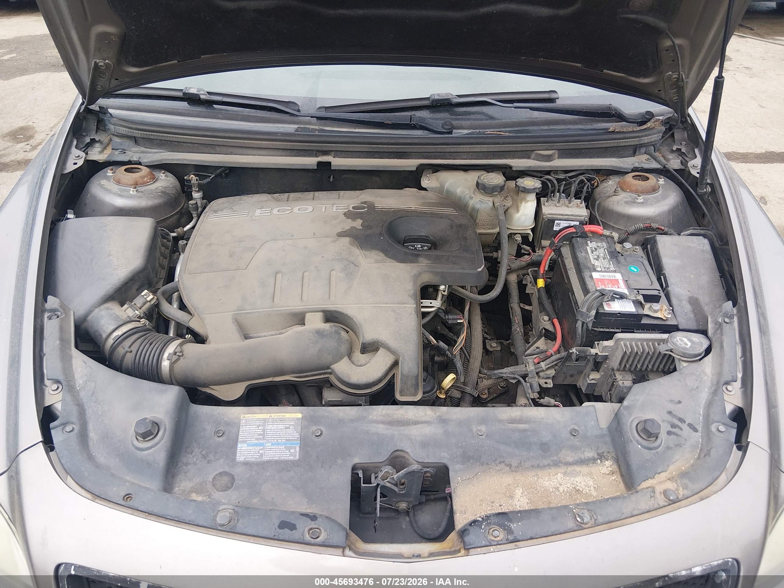 2010 Chevrolet Malibu Lt Gray vin: 1G1ZC5E09AF151401