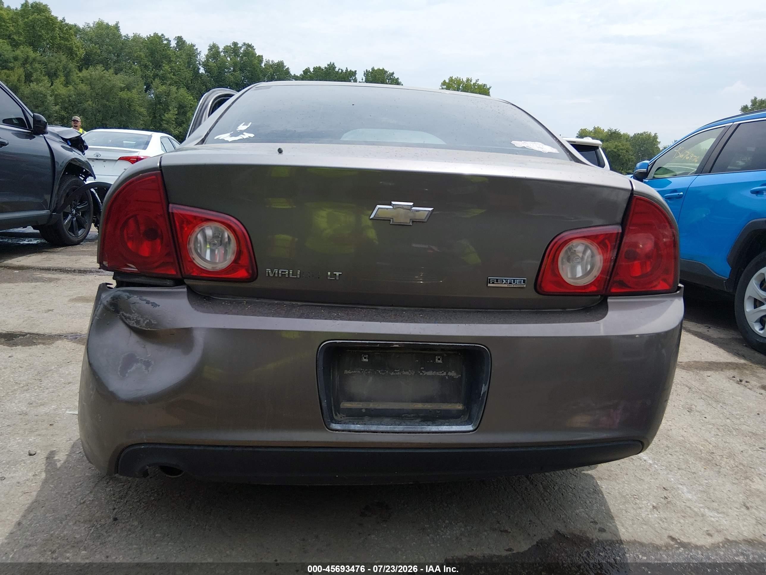 2010 Chevrolet Malibu Lt Gray vin: 1G1ZC5E09AF151401