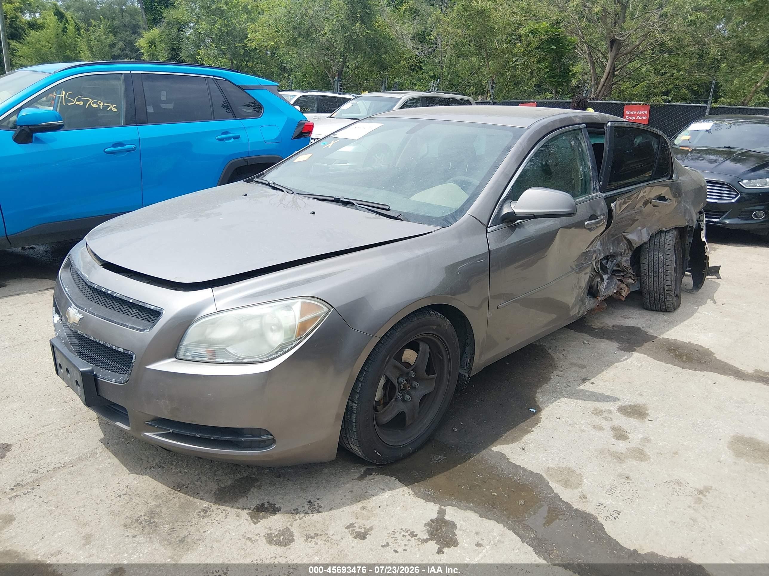 2010 Chevrolet Malibu Lt Gray vin: 1G1ZC5E09AF151401