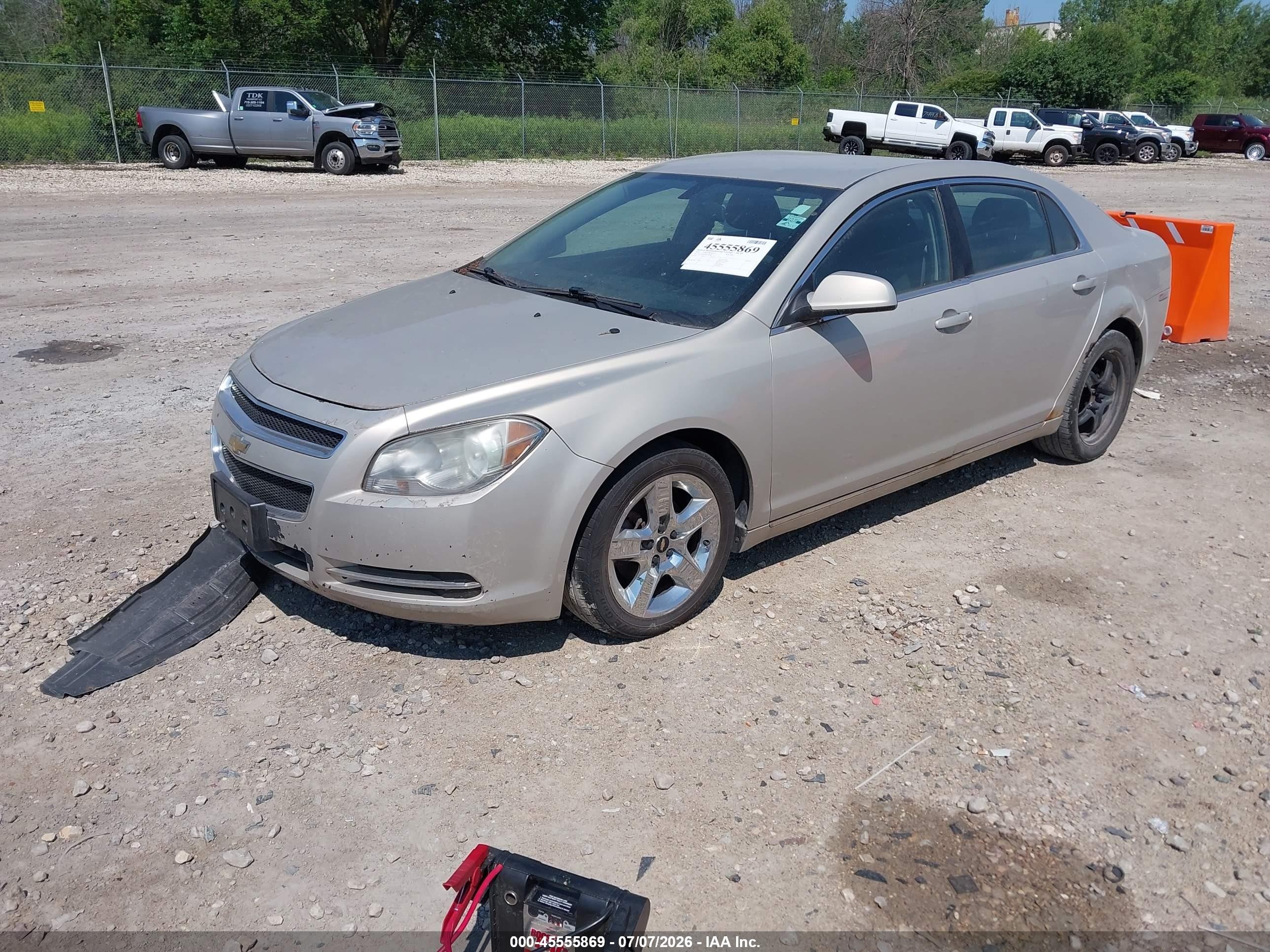 2010 Chevrolet Malibu Lt Silver vin: 1G1ZC5E09AF228686