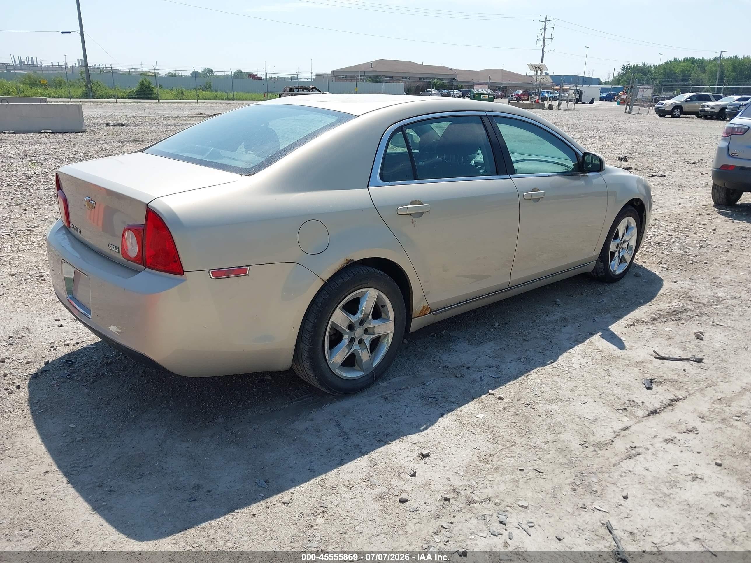 2010 Chevrolet Malibu Lt Silver vin: 1G1ZC5E09AF228686