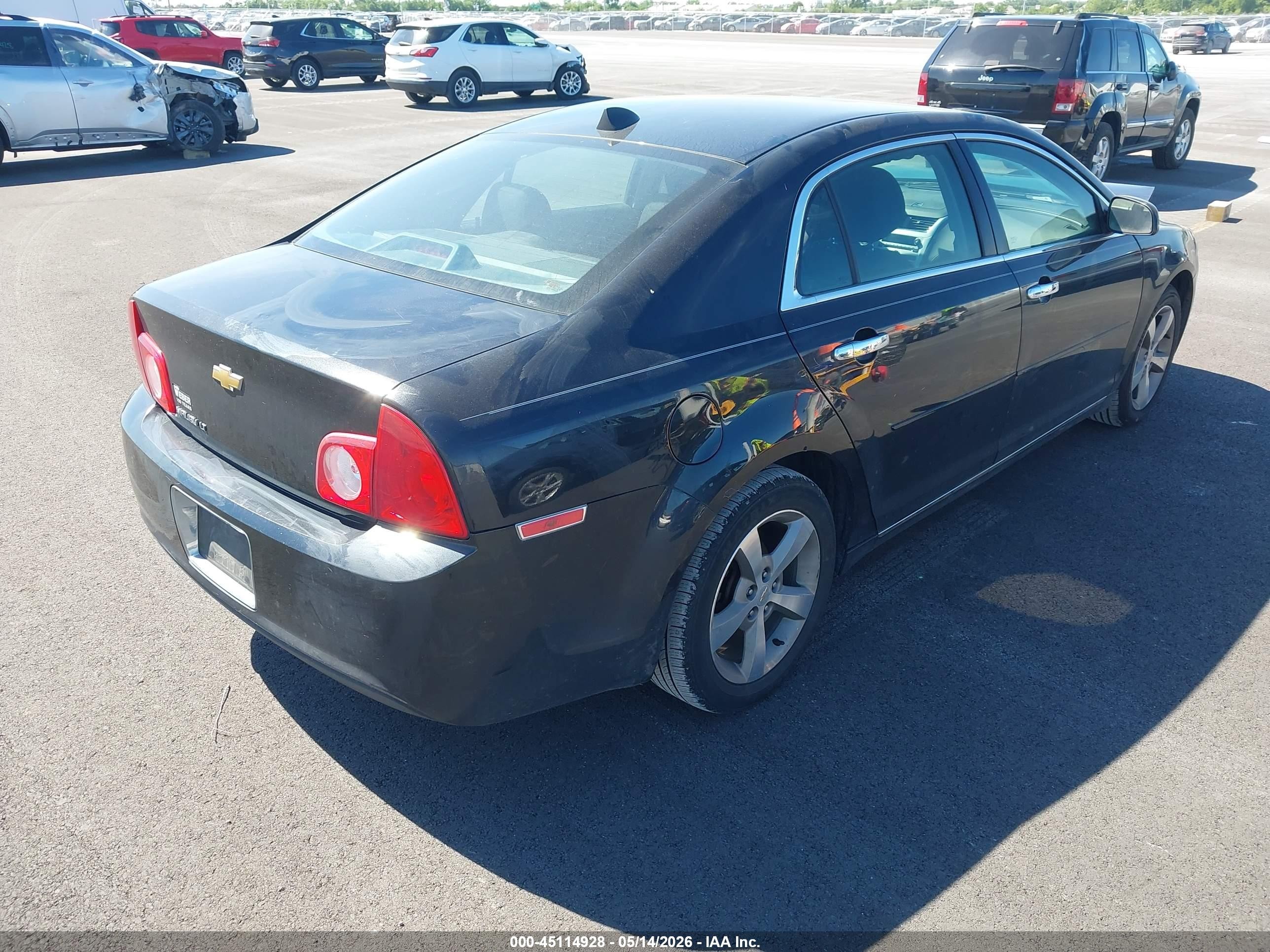 2012 Chevrolet Malibu 1lt Черный vin: 1G1ZC5E09CF101651