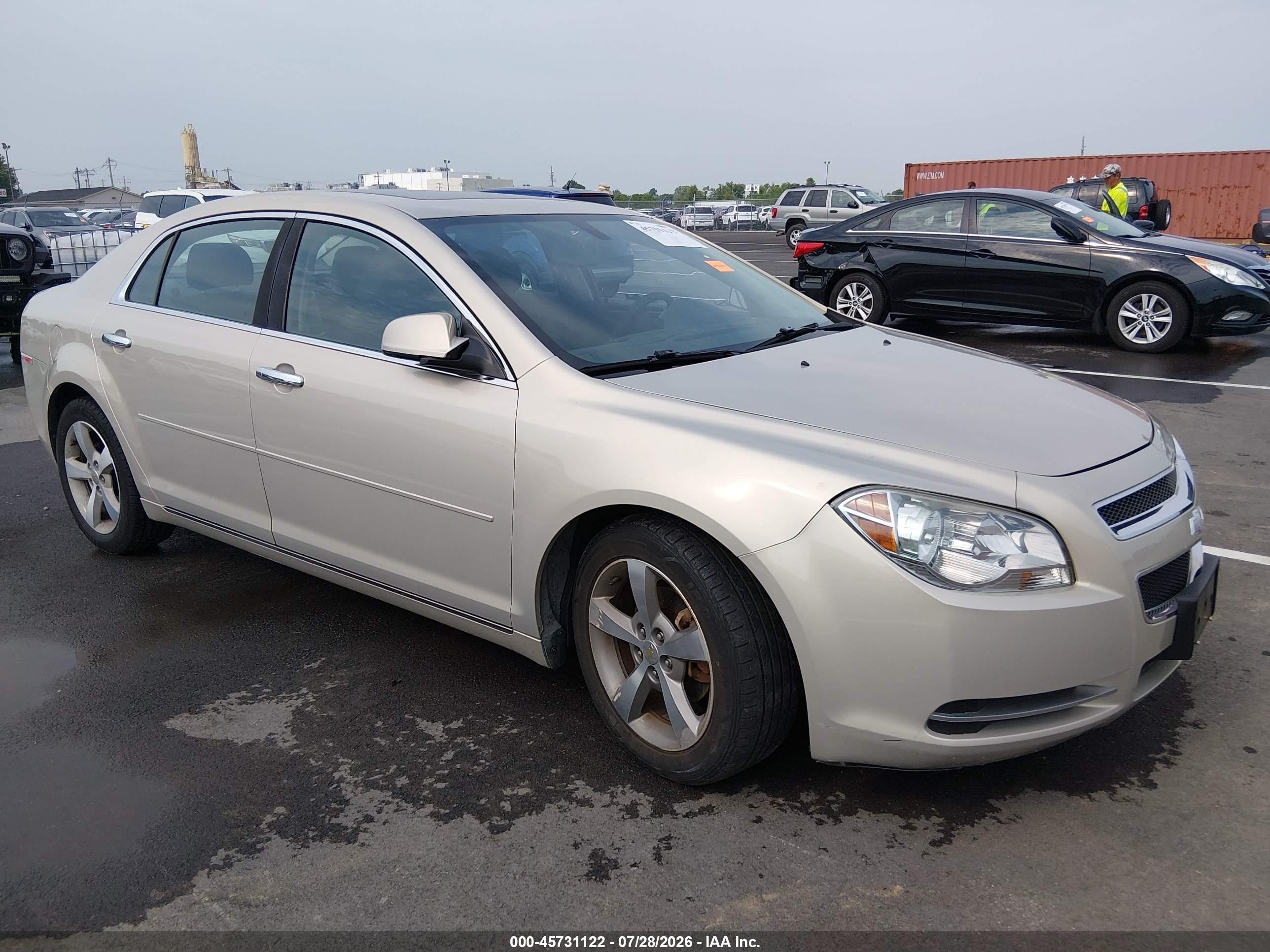 2012 Chevrolet Malibu 1lt Gold vin: 1G1ZC5E09CF127019