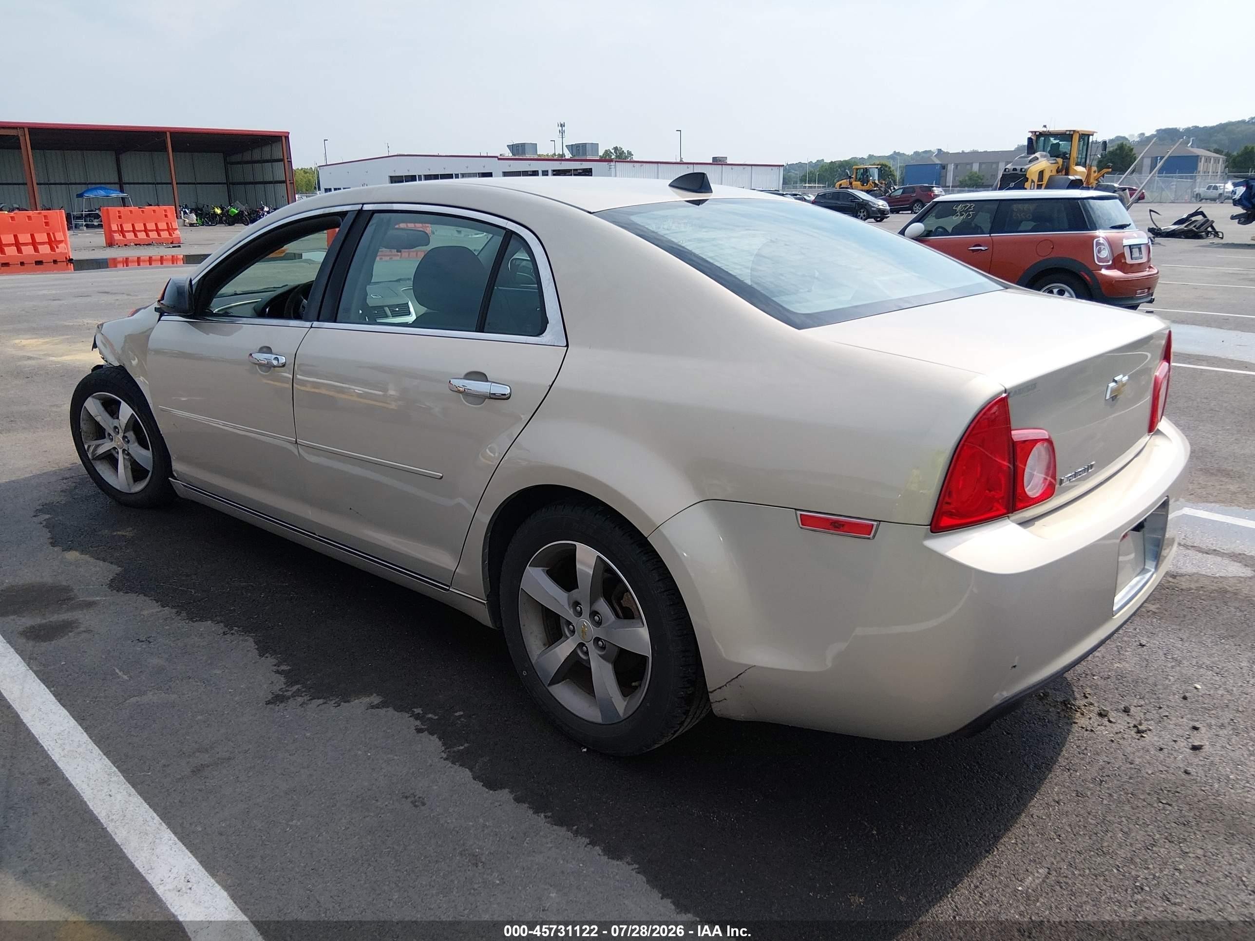 2012 Chevrolet Malibu 1lt Gold vin: 1G1ZC5E09CF127019